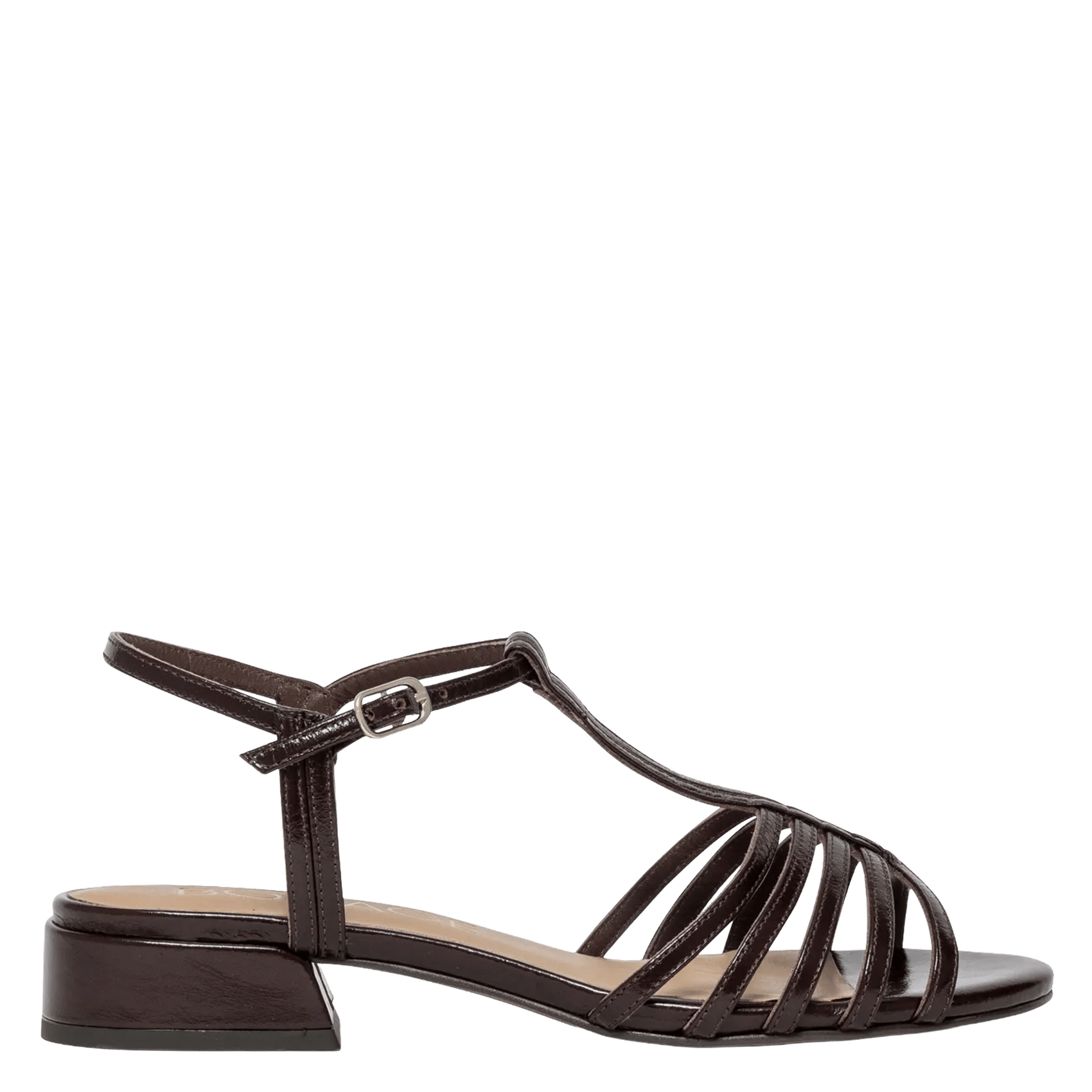 Fat patent leather sandals BOCAGE