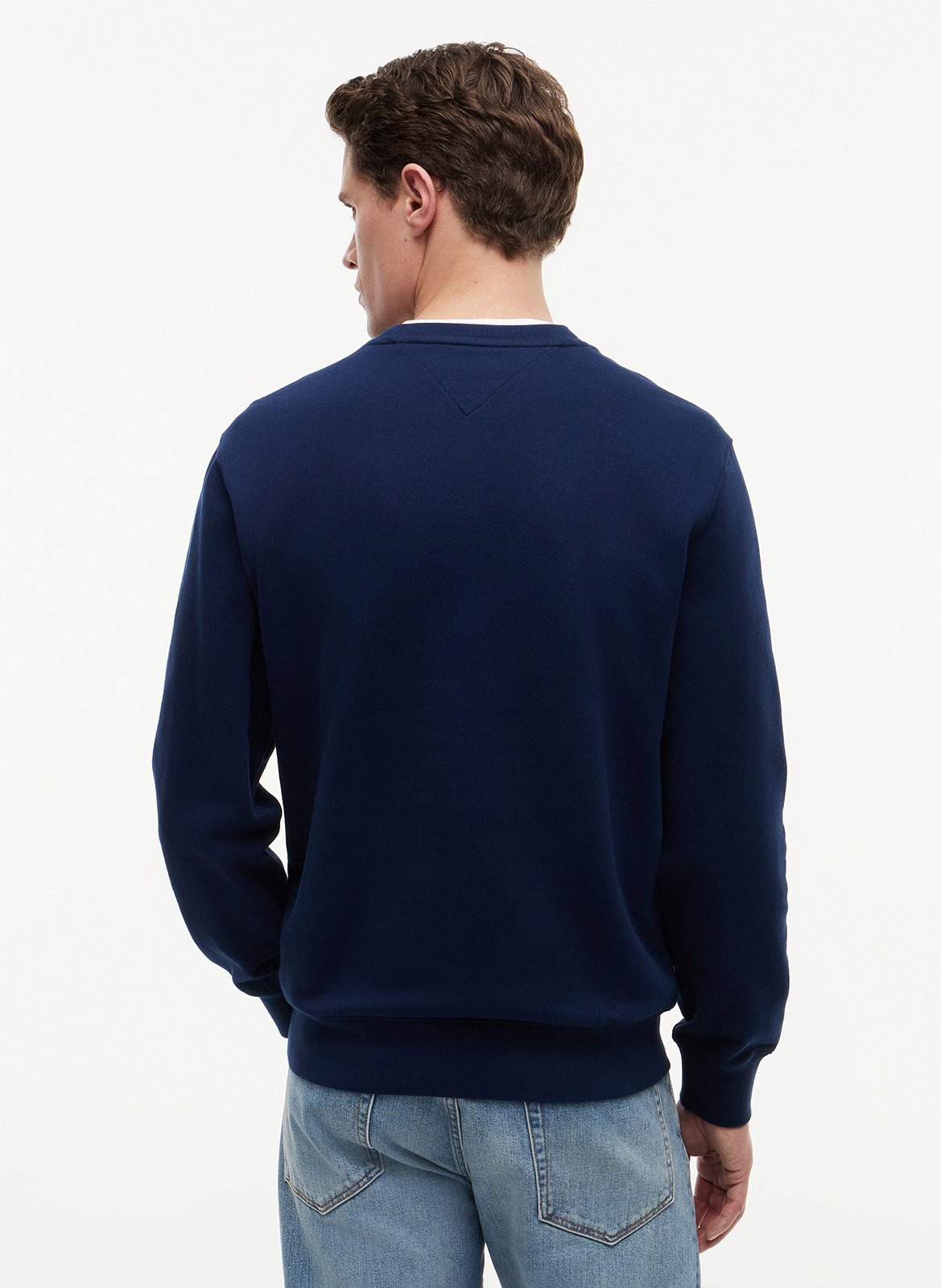 Bedruckter Rundhals-Sweater TOMMY HILFIGER Blau
