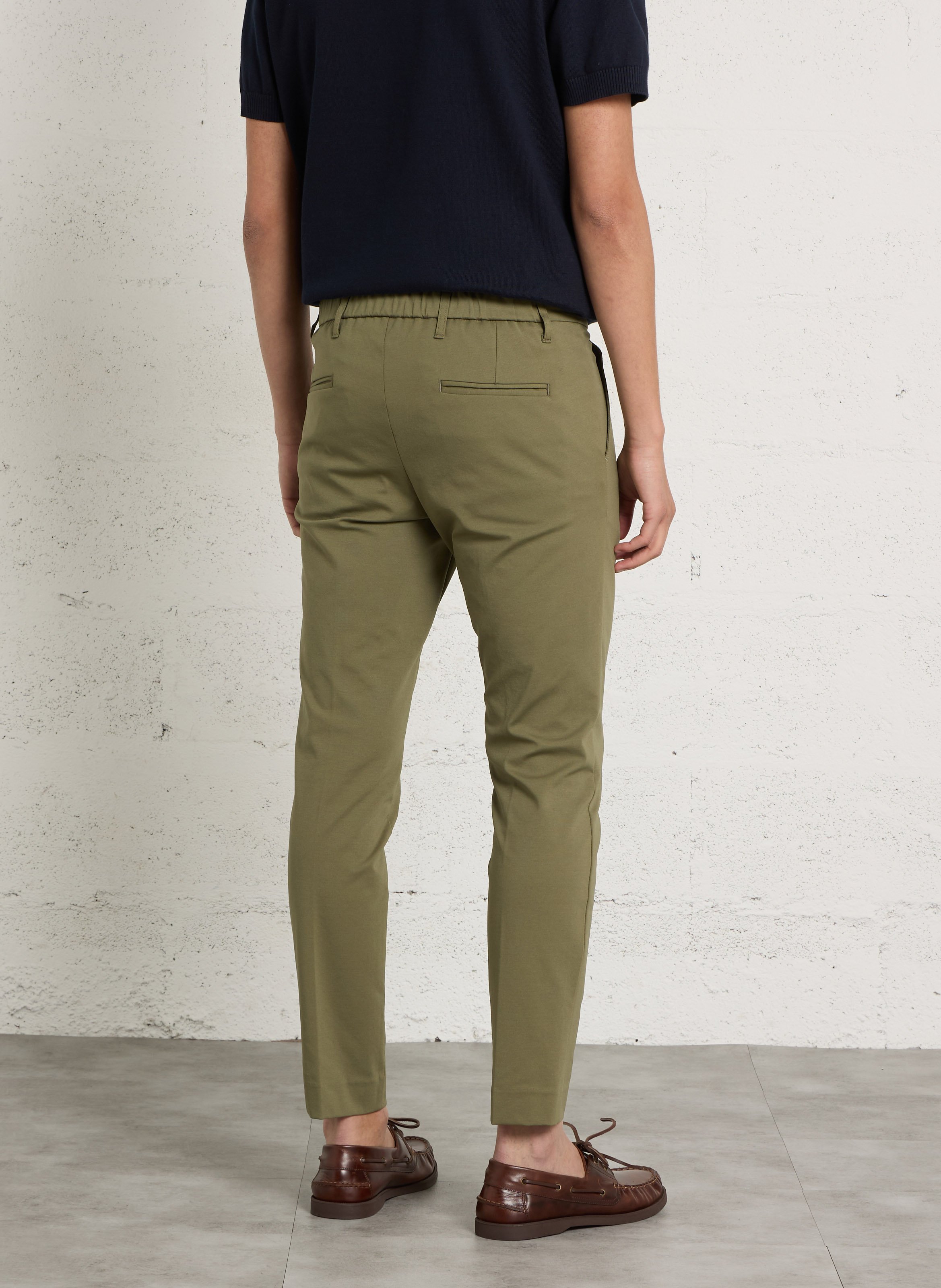 Bandplooibroek | katoenblend IMPERIAL Groen