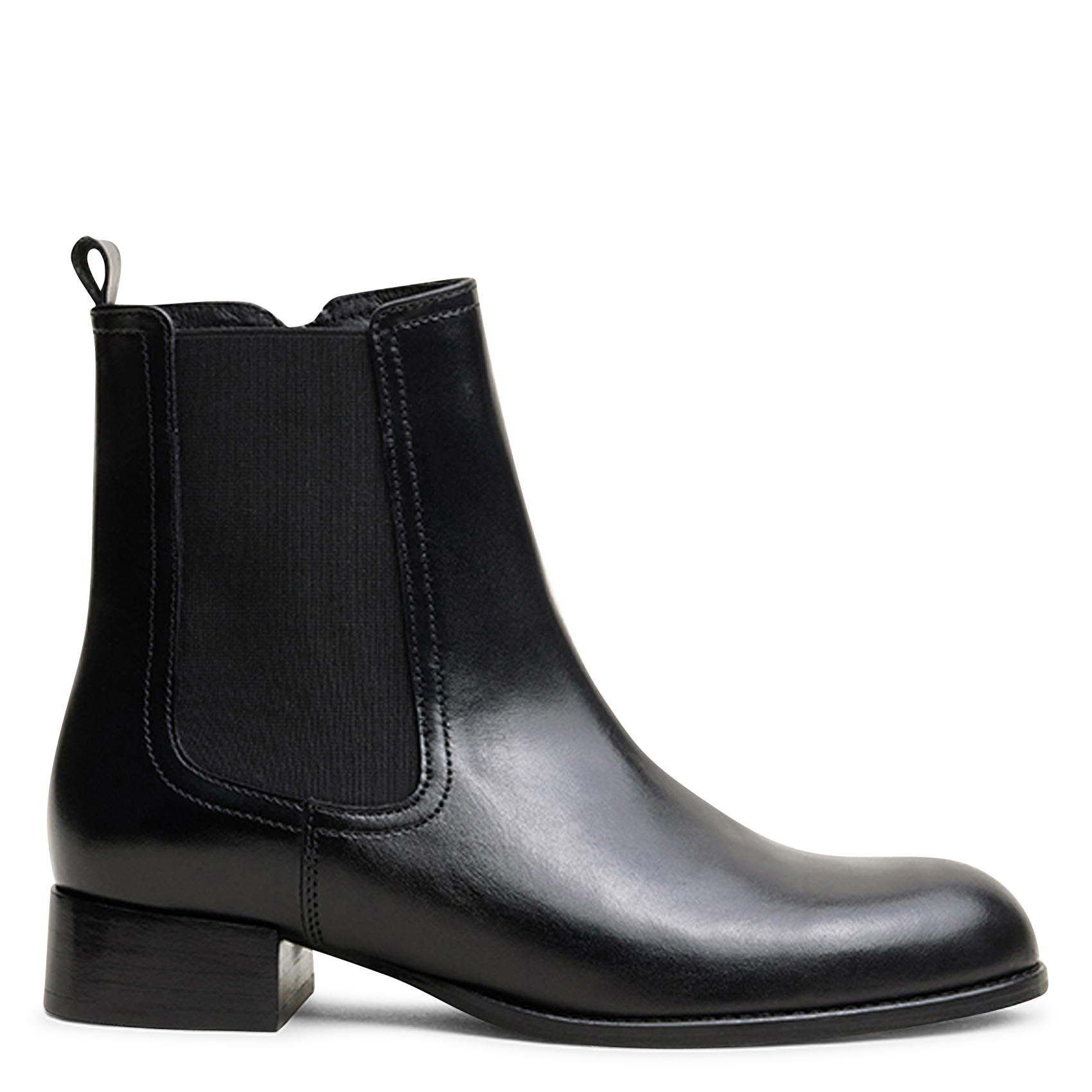 Bottines Chelsea en cuir unies JONAK Noir