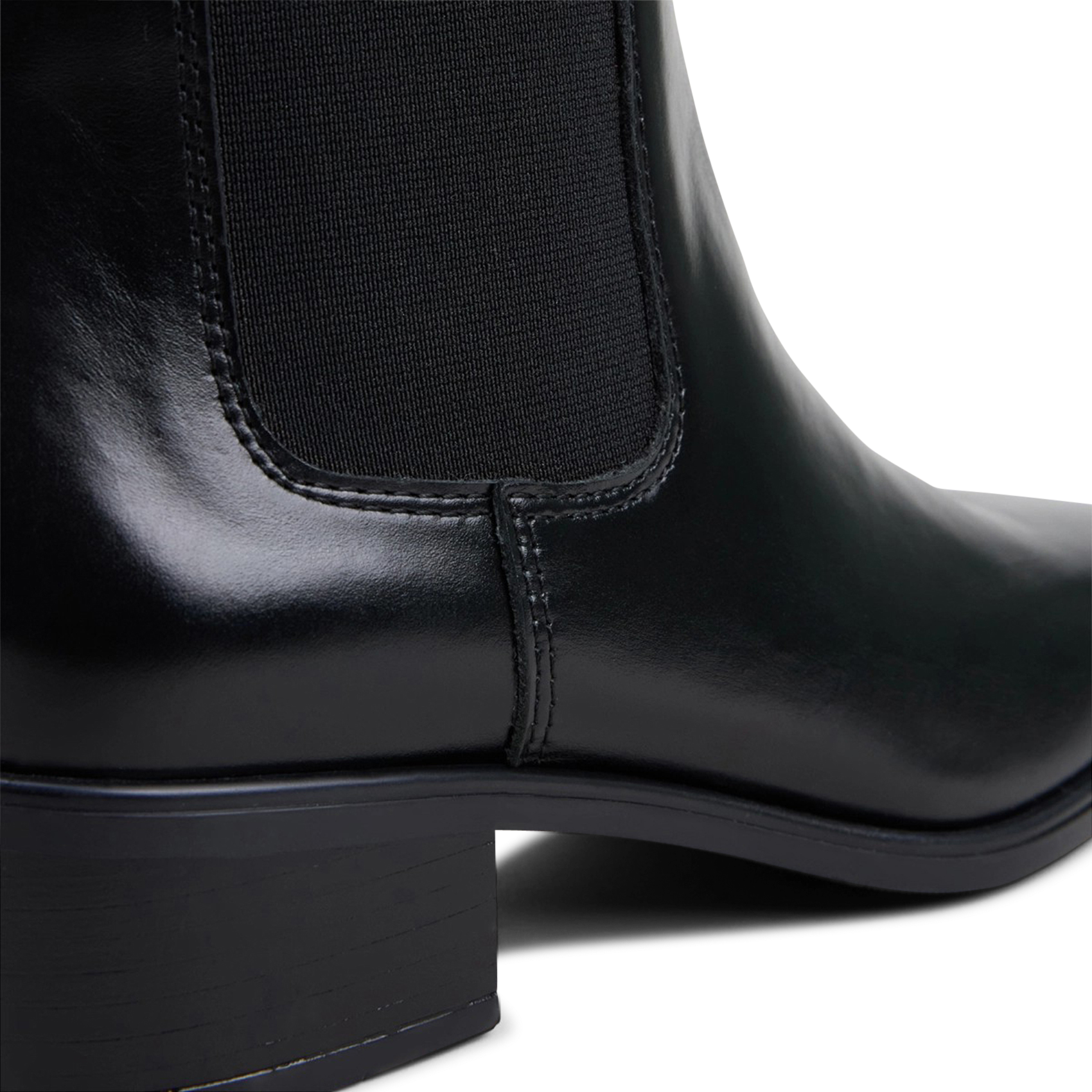 Bottines chelsea unies en cuir JONAK Noir