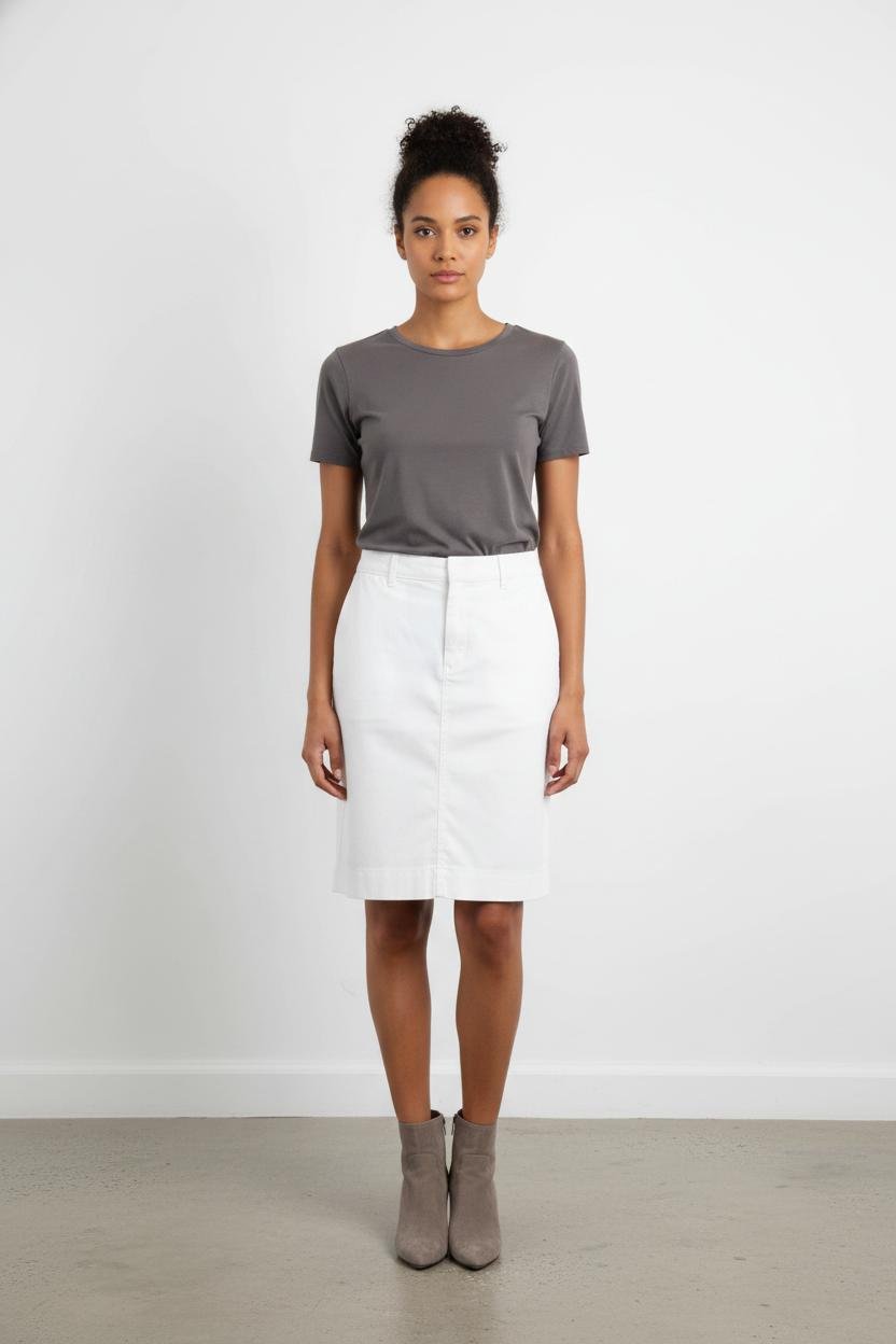 Short & midi skirt MONCLER - Seconde Main White