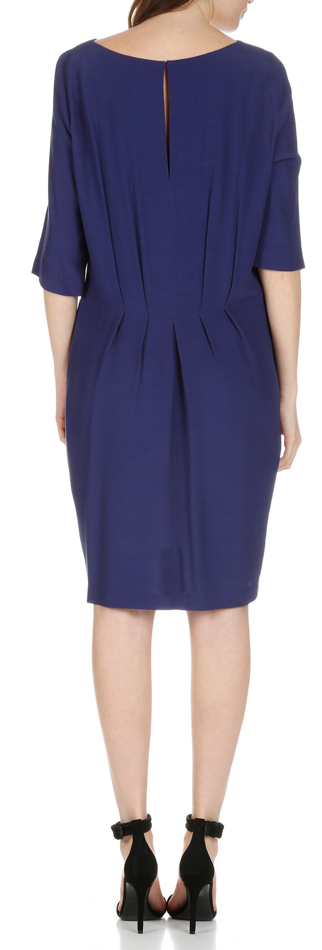 Short split-back dress ATTIC AND BARN Blue