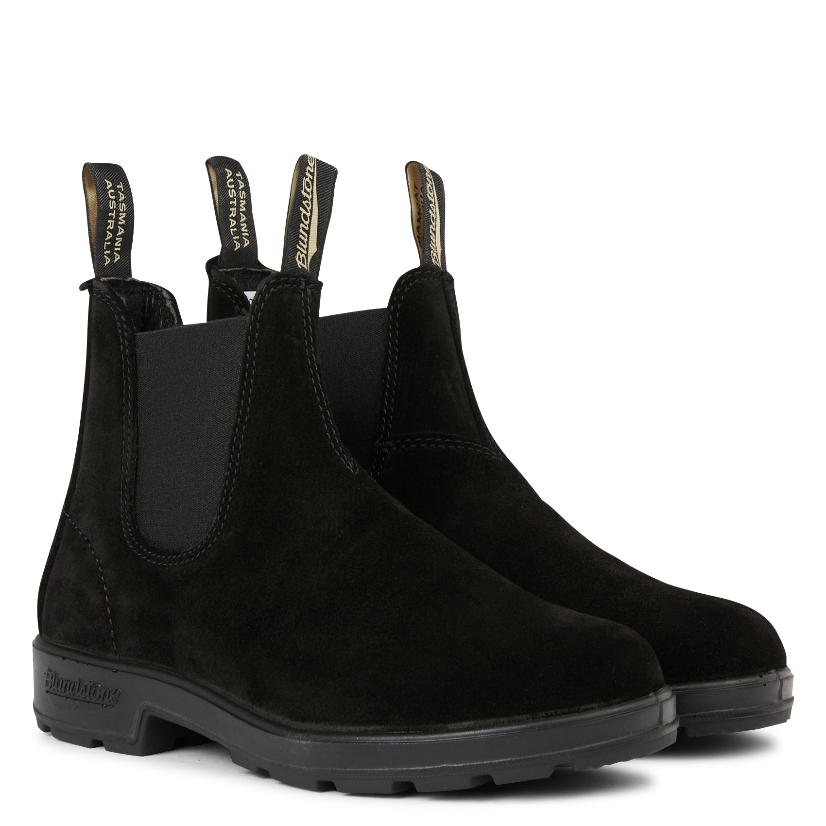 Suede Chelsea boots BLUNDSTONE Black