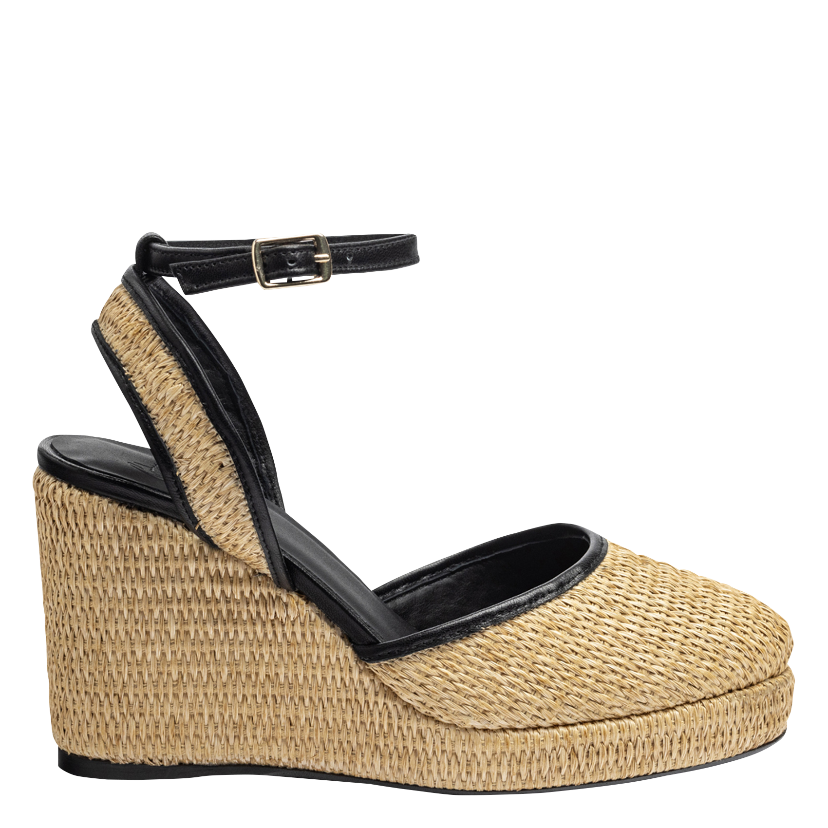 Sandales à talons compensés CASTANER Noir