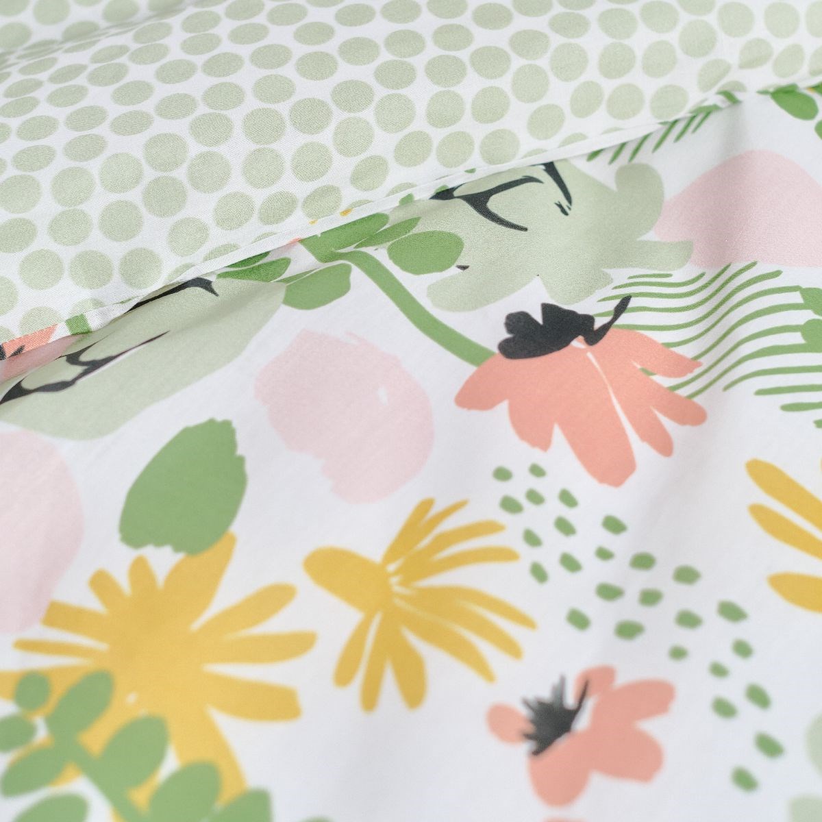Cotton bedding set TODAY LINGE DE MAISON Green