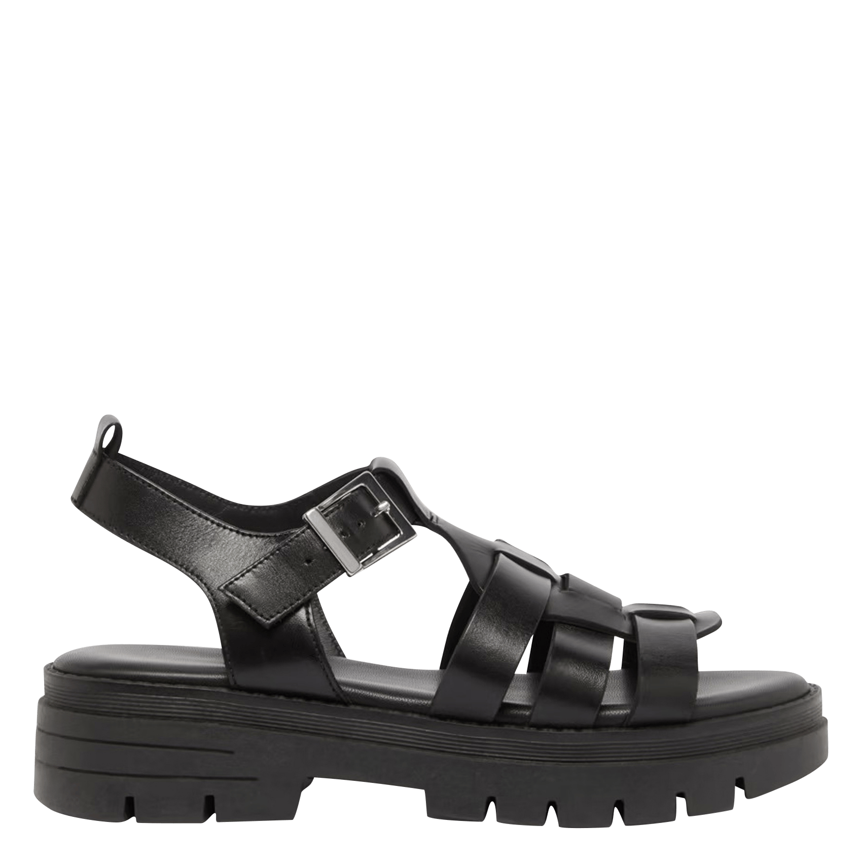 Sandales à talons en cuir JONAK Noir