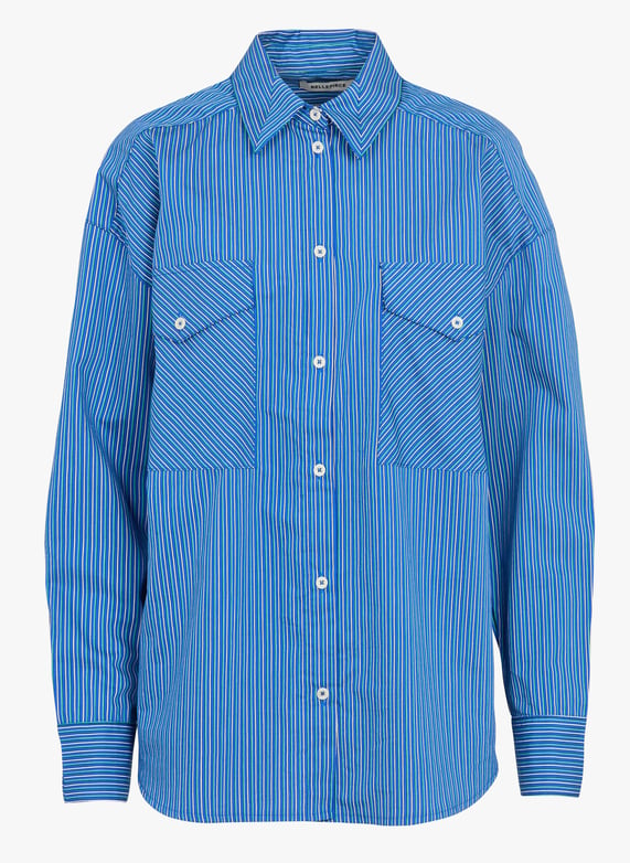 Chemise Luke - Bleu Azur - Coton - Octobre Éditions Chemise Luke - Bleu Azur - Coton - Octobre Éditions