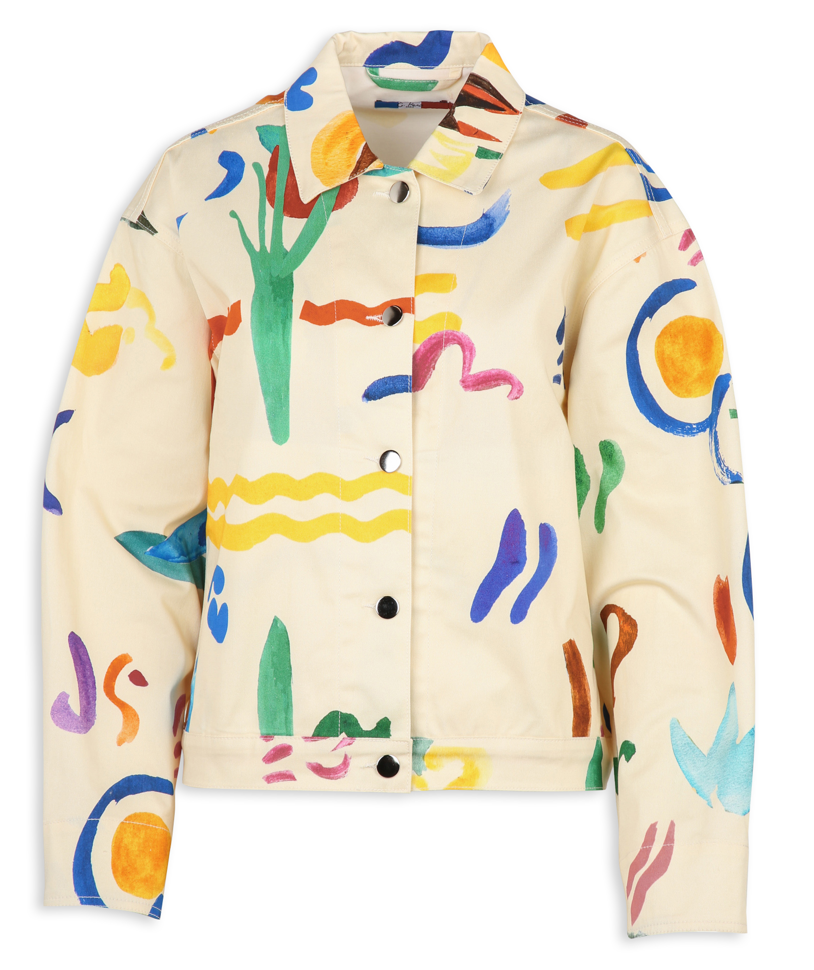 Denim cotton jacket Multicolored