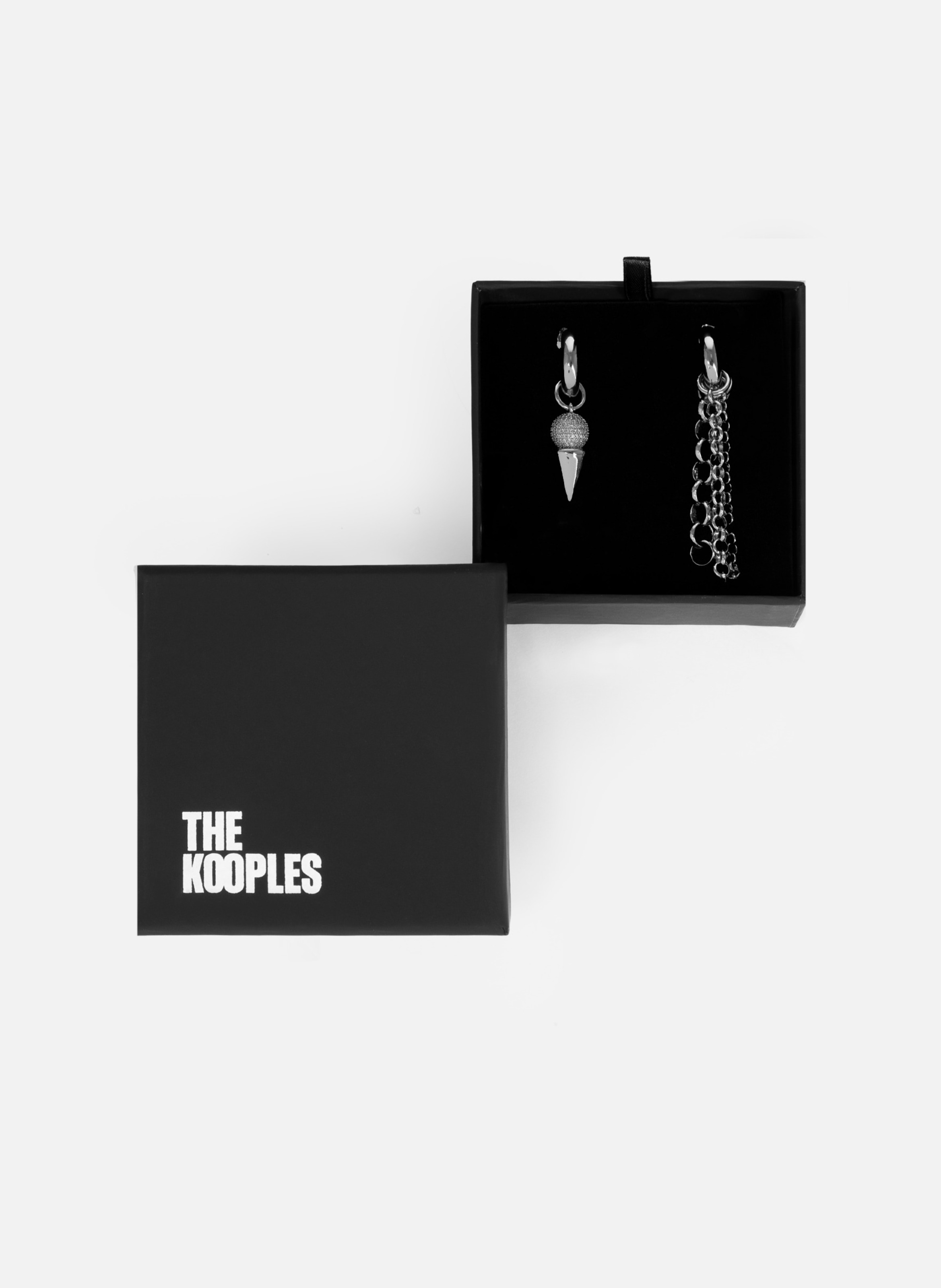 Set of 2 earrings THE KOOPLES Grey