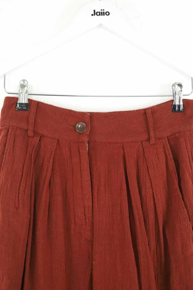 Slim-fit cotton cargo pants LAURENCE BRAS - Seconde Main Brown