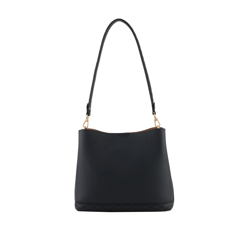 Satchel - cowhide leather POURCHET Blue