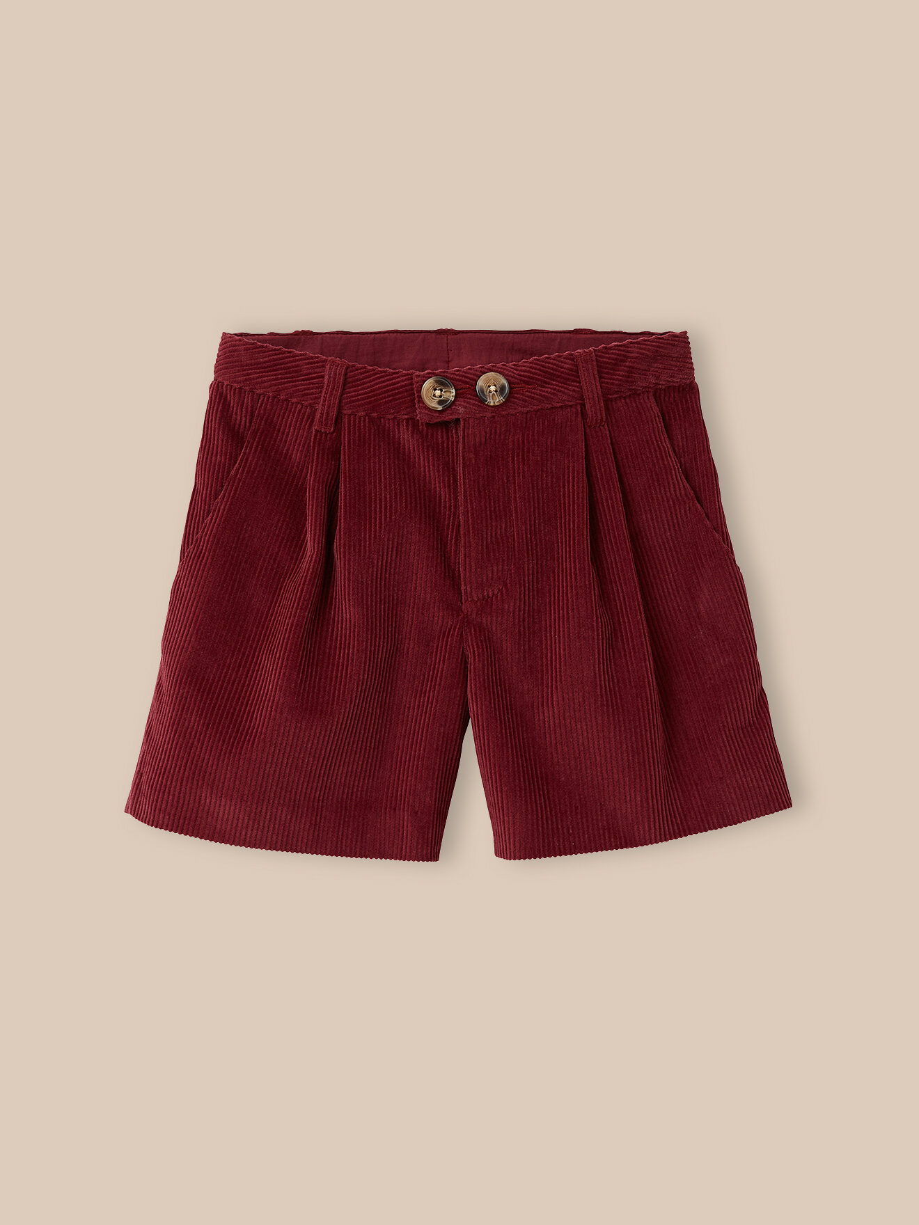 High-waisted velvet shorts CYRILLUS
