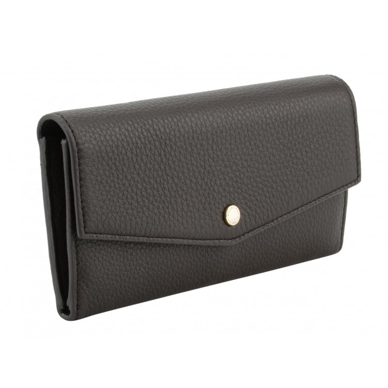 Leather coin purse POURCHET Black