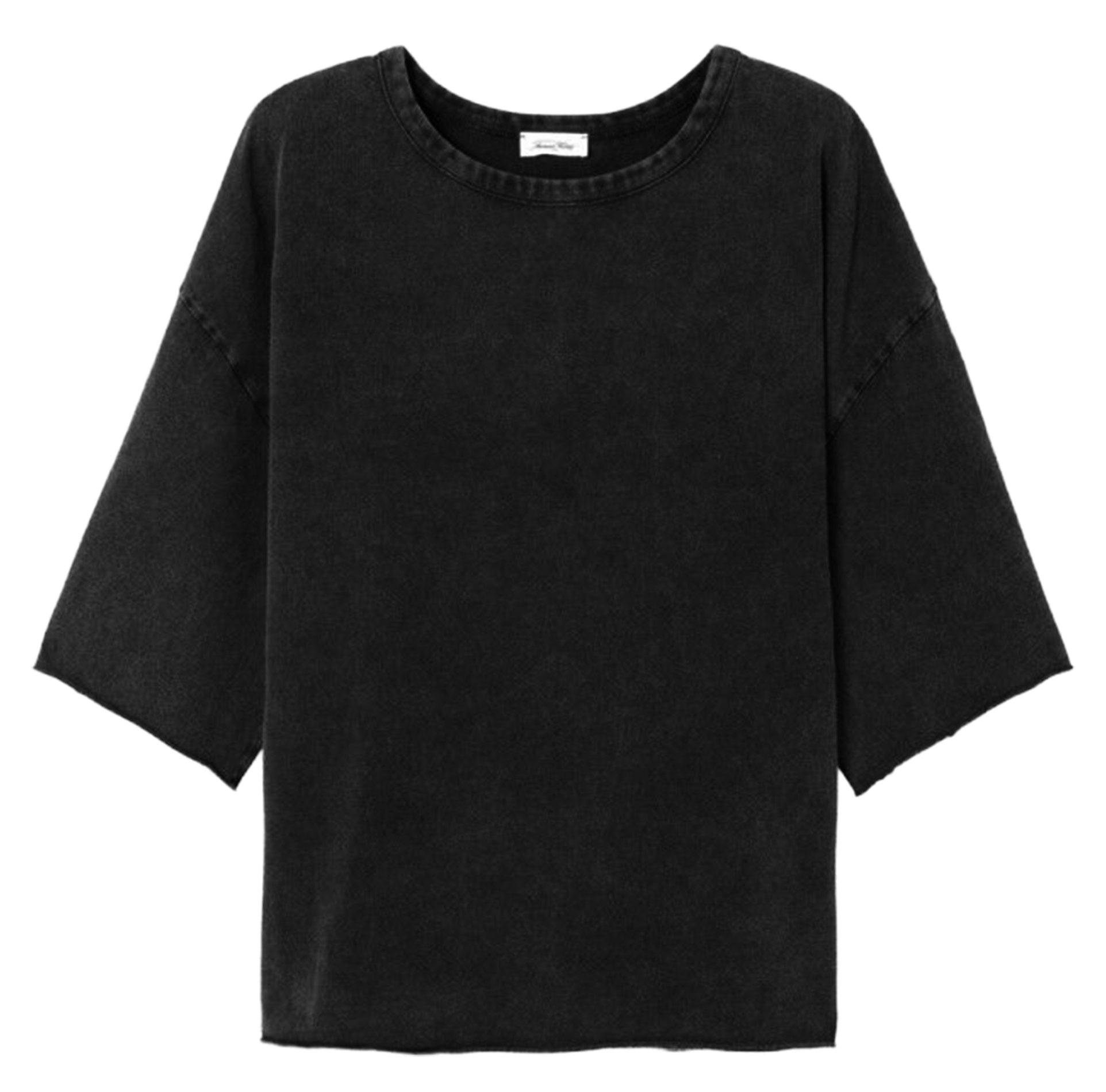 Loose-fit cotton T-shirt AMERICAN VINTAGE Black
