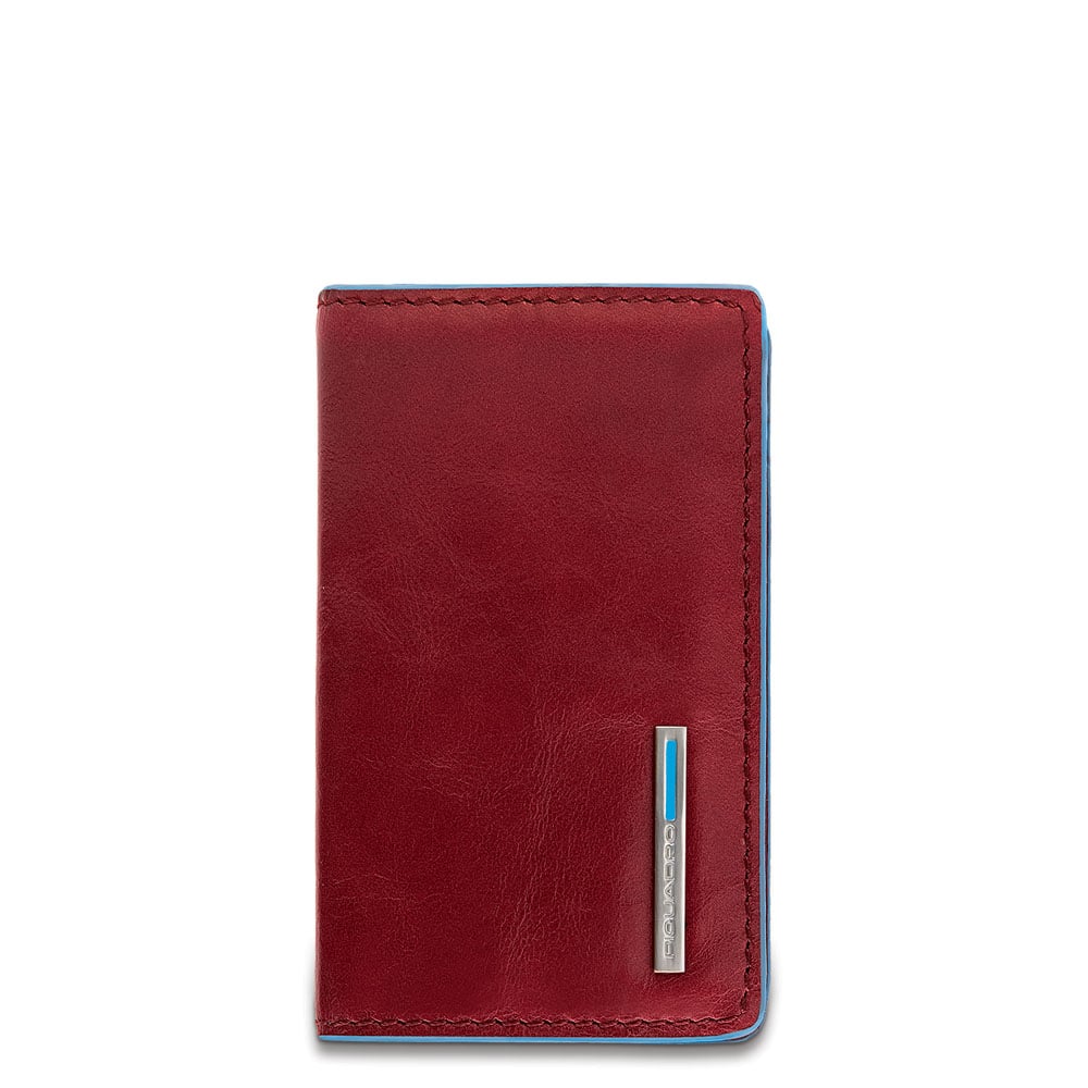 - 100% leather, - 6 cardholder slots, - 1 central compartment, - Size: L10 x H7 cm. PIQUADRO