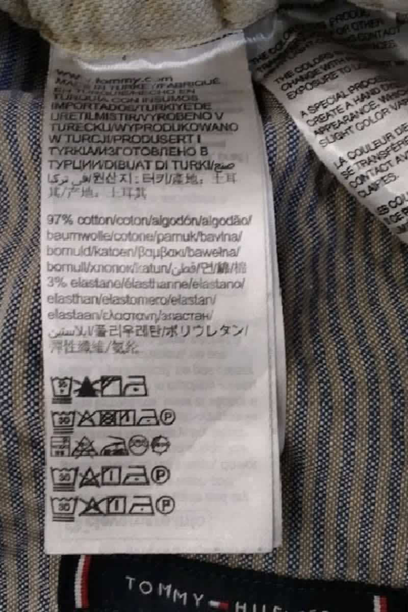 Carrot trousers TOMMY HILFIGER - SECONDE MAIN Beige