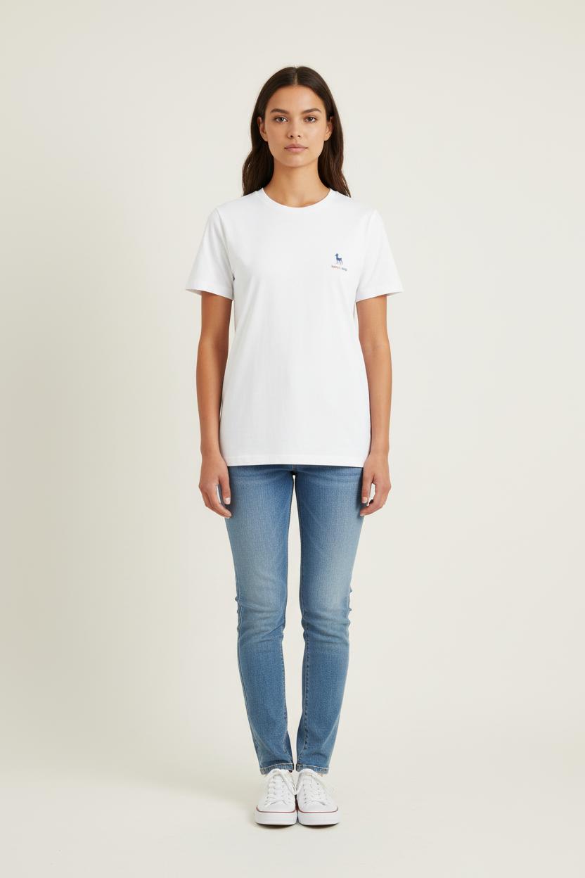 Tommy Badge T-shirt INES DE LA FRESSANGE - Seconde main White