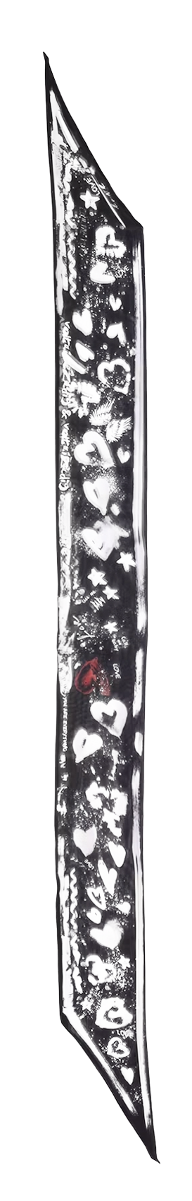 Foulard en soie imprimé ZADIG&VOLTAIRE Noir