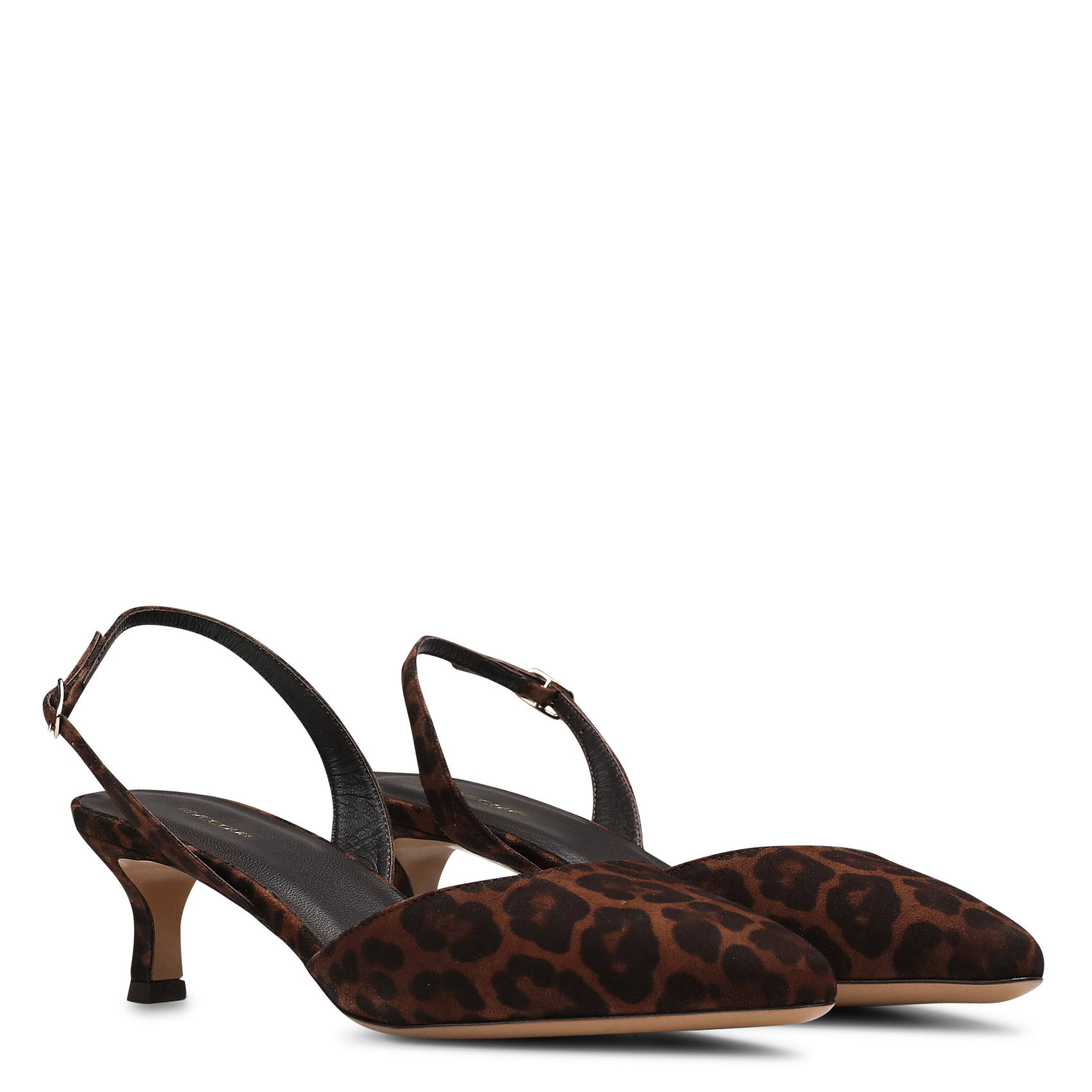 Escarpin en cuir imprimé RIVECOUR Multicolore