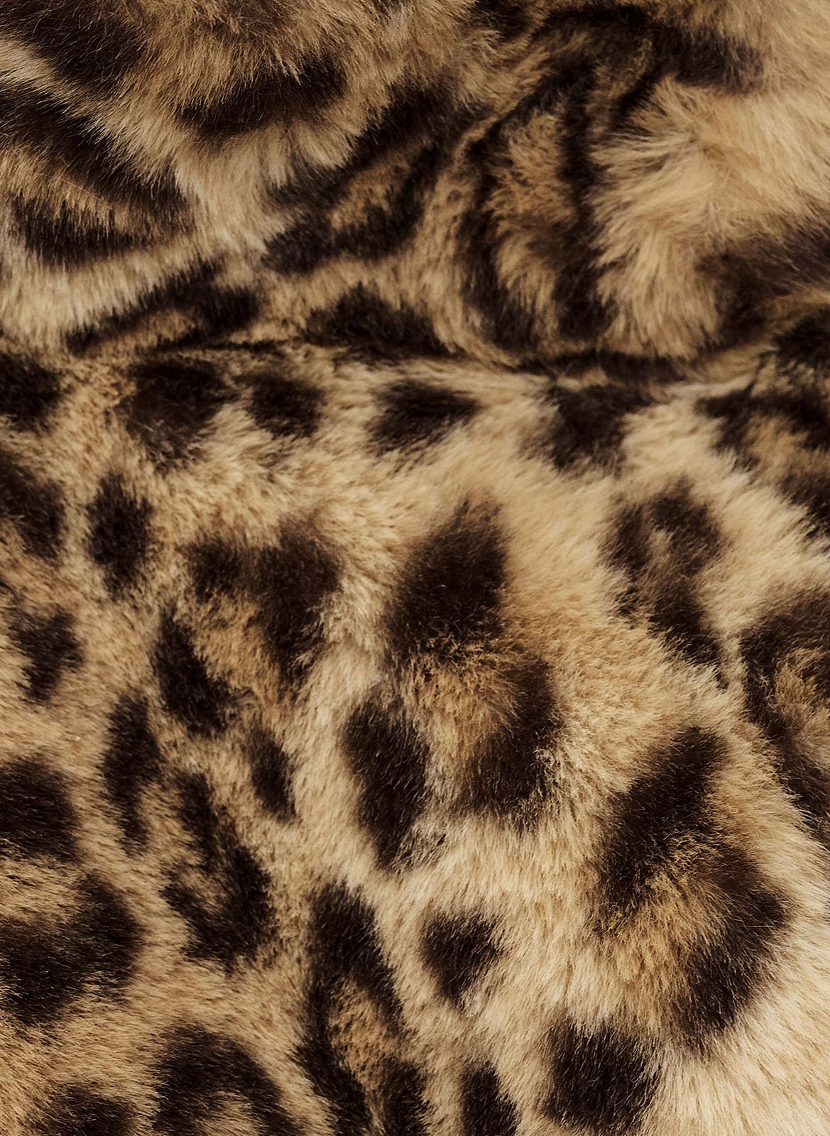 Veste oversize col montant imprimée BA&SH Beige