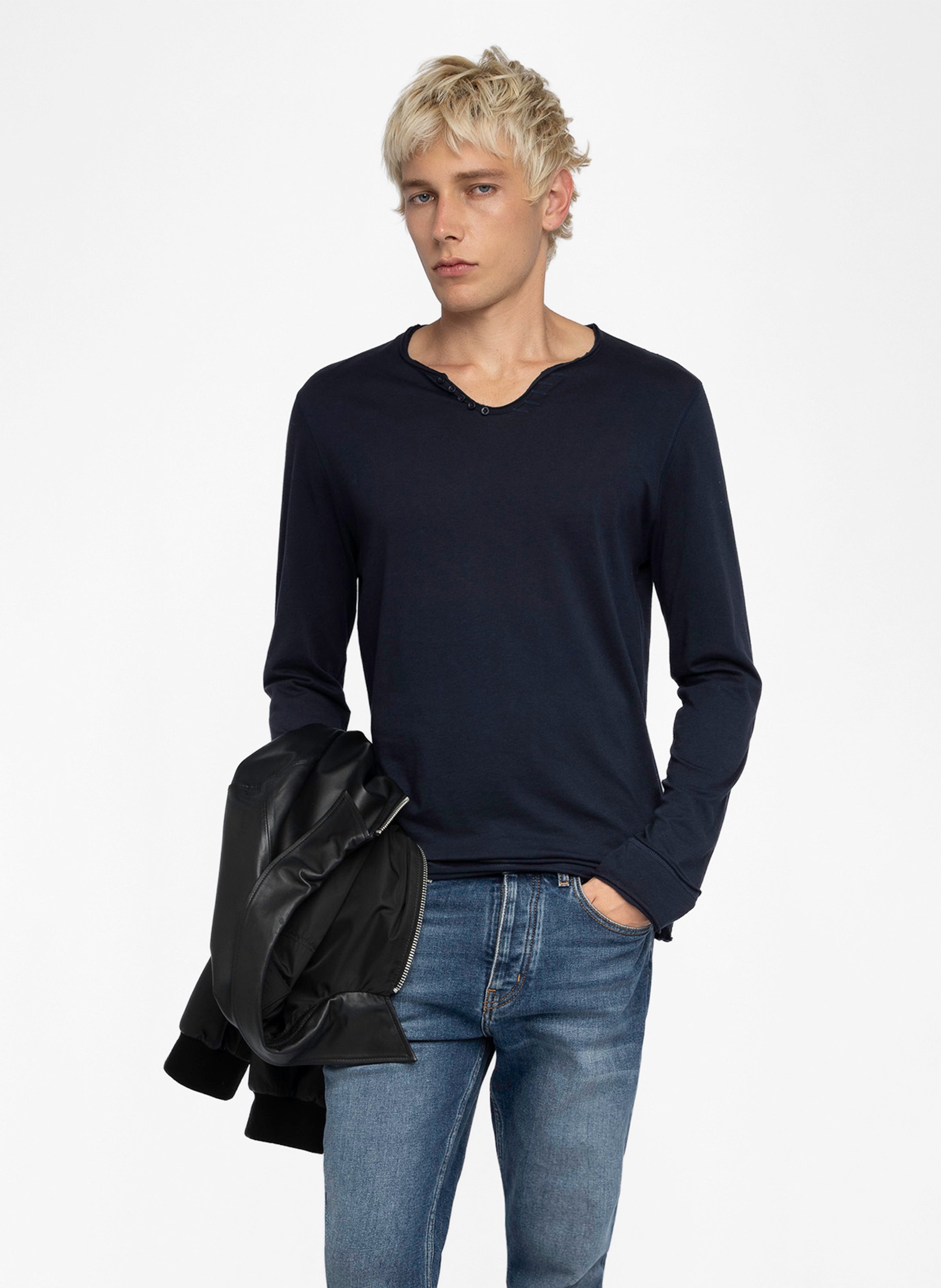Tes-shirt droit en coton bio ZADIG&amp;VOLTAIRE