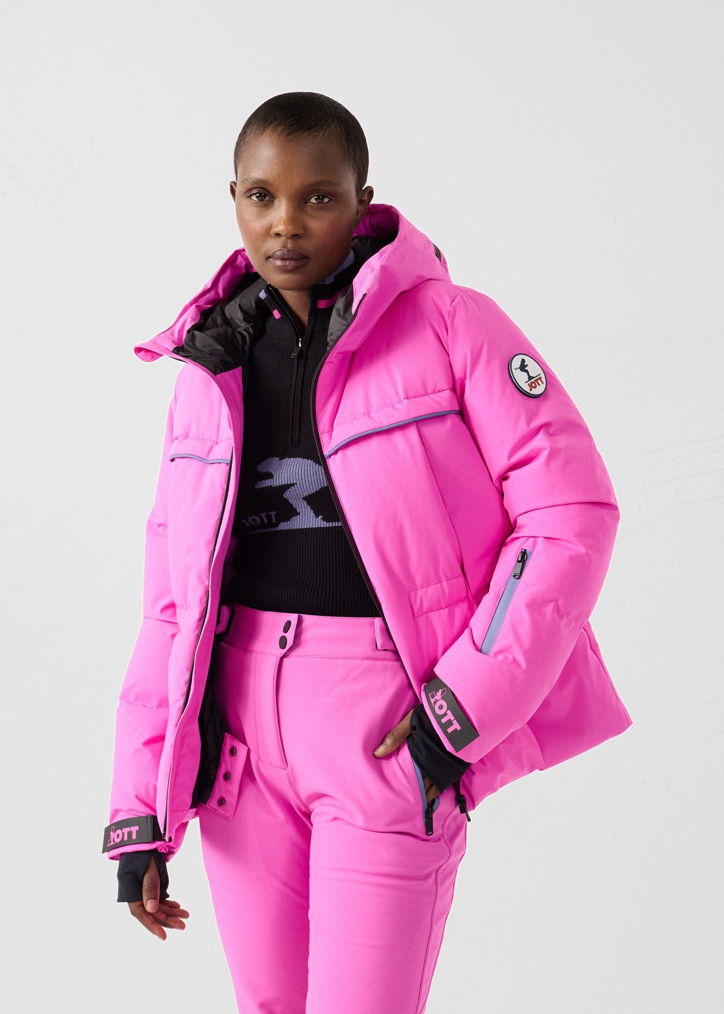 Soldanelle extreme cold ski jacket JOTT Pink