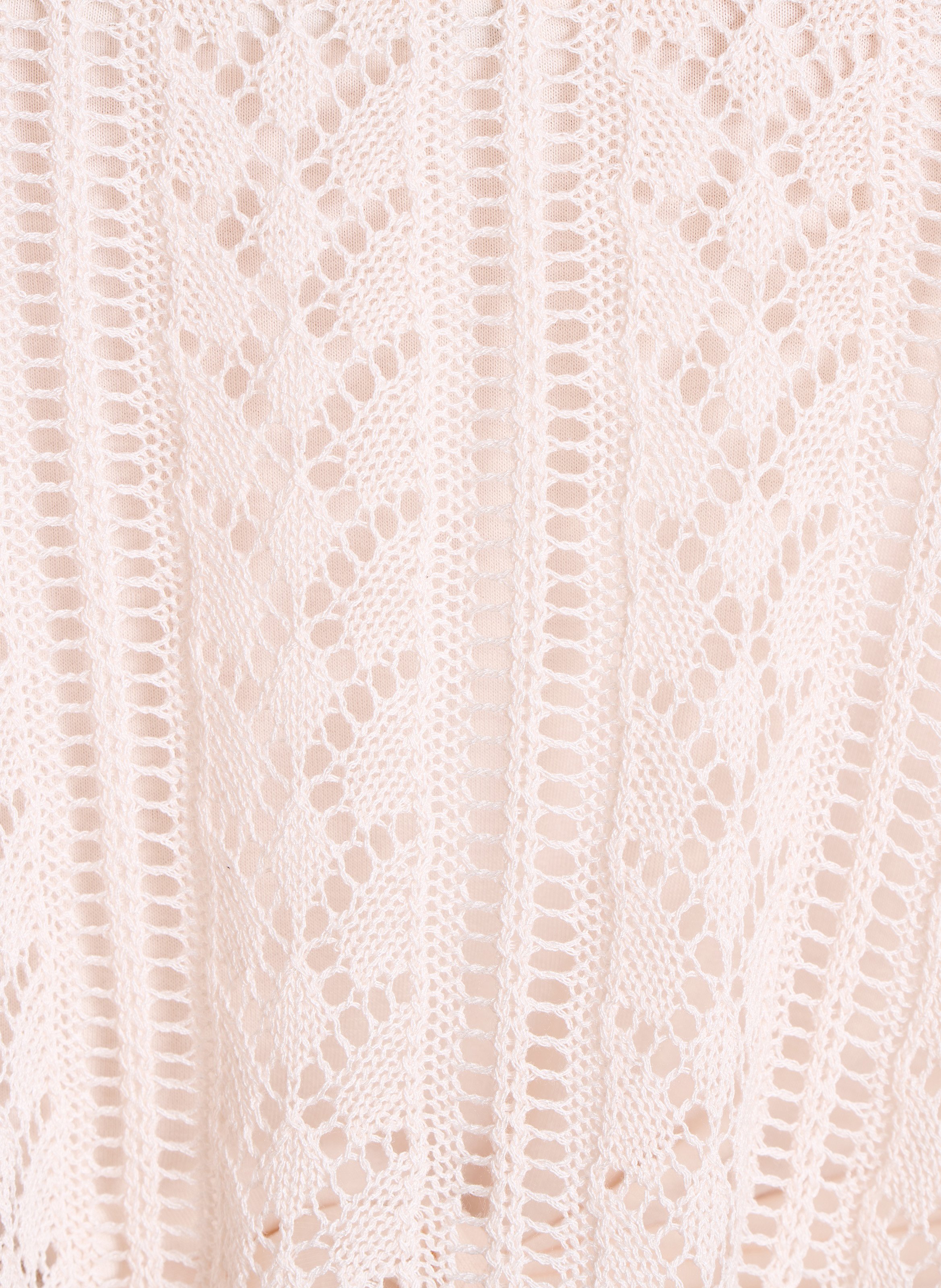 Pull oversize col bateau LA FEE MARABOUTEE Blanc