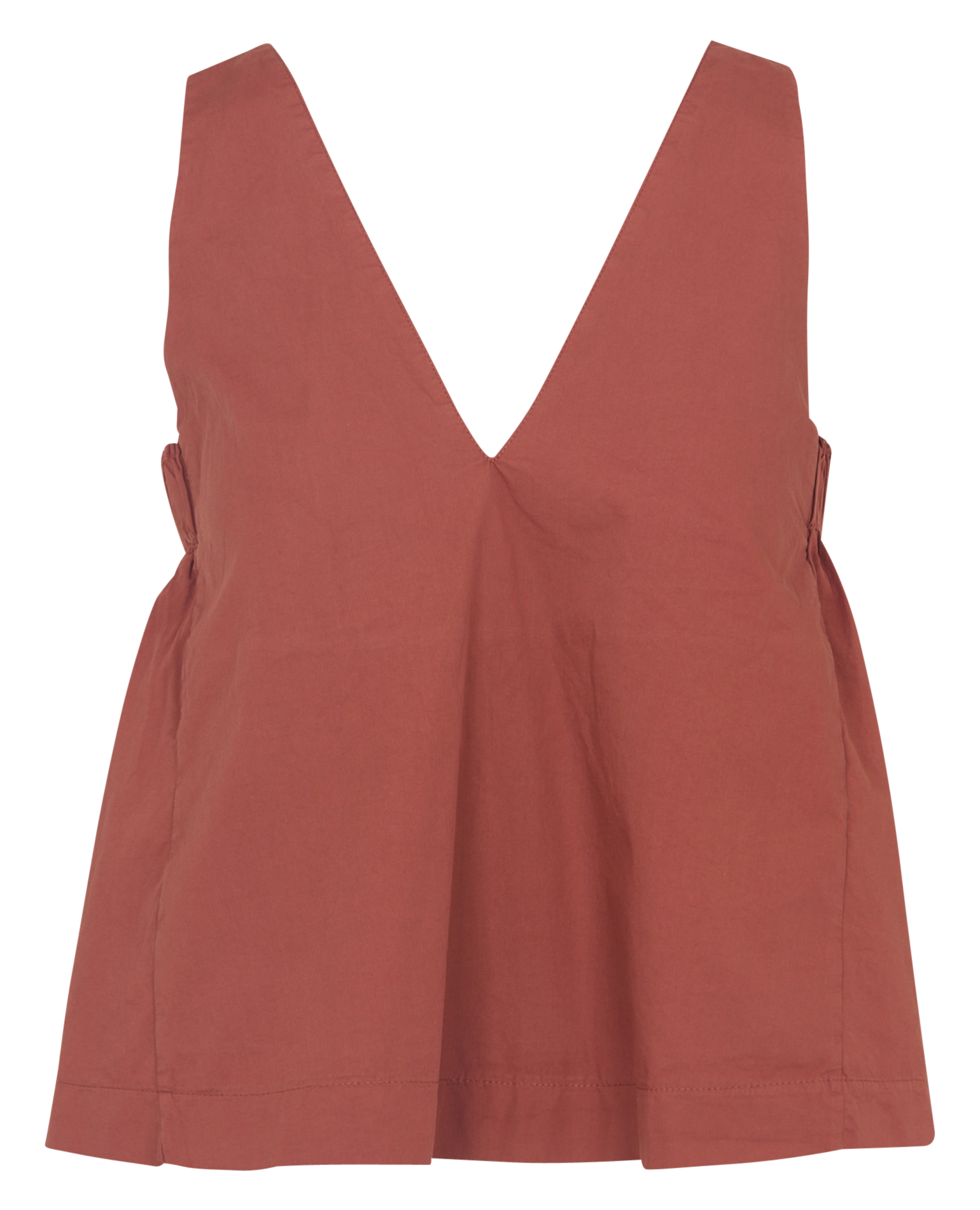 Top with ample cut in cotton TINSELS Brown