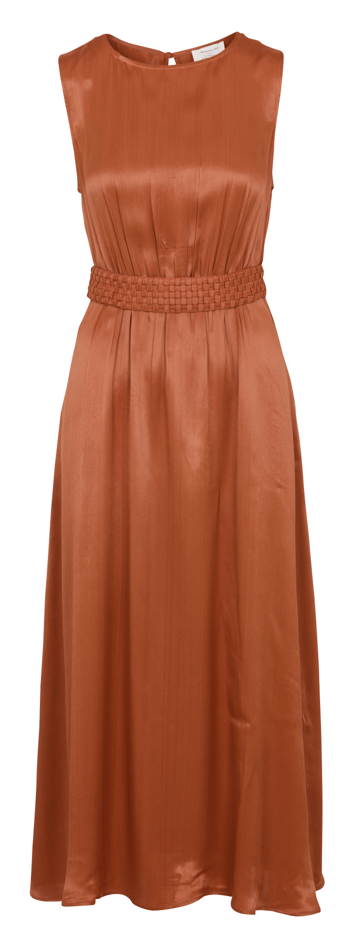 Robe midi ceinturée sans manches MAISON 123 Rouge