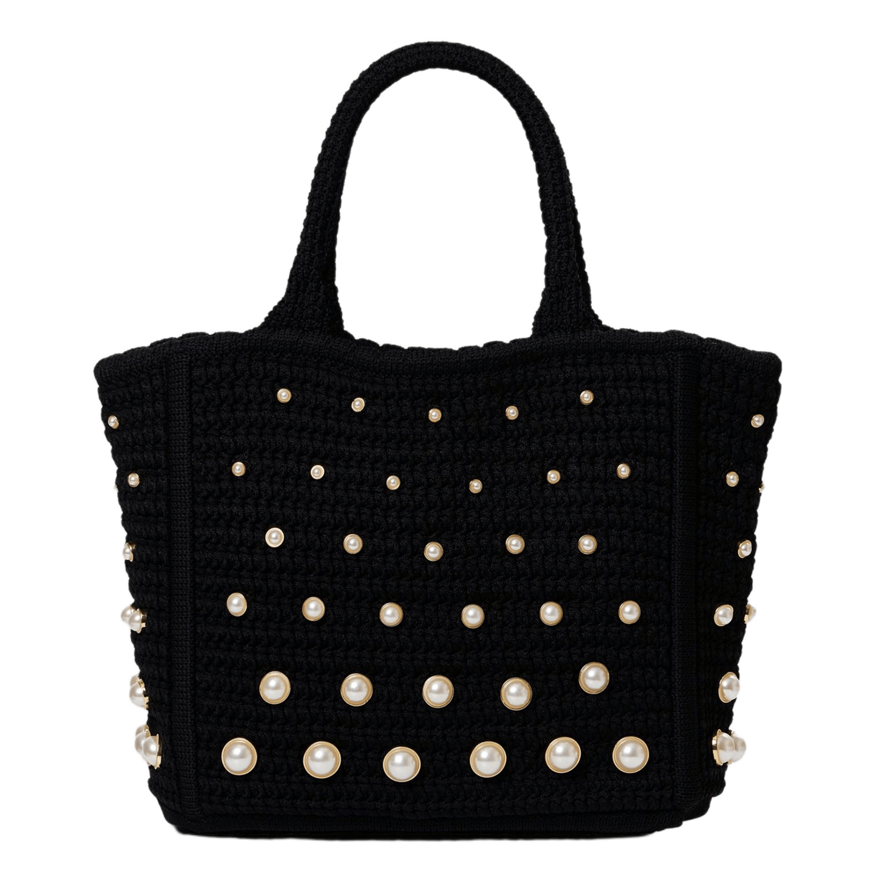 Sac en maille porté main SANDRO Zwart