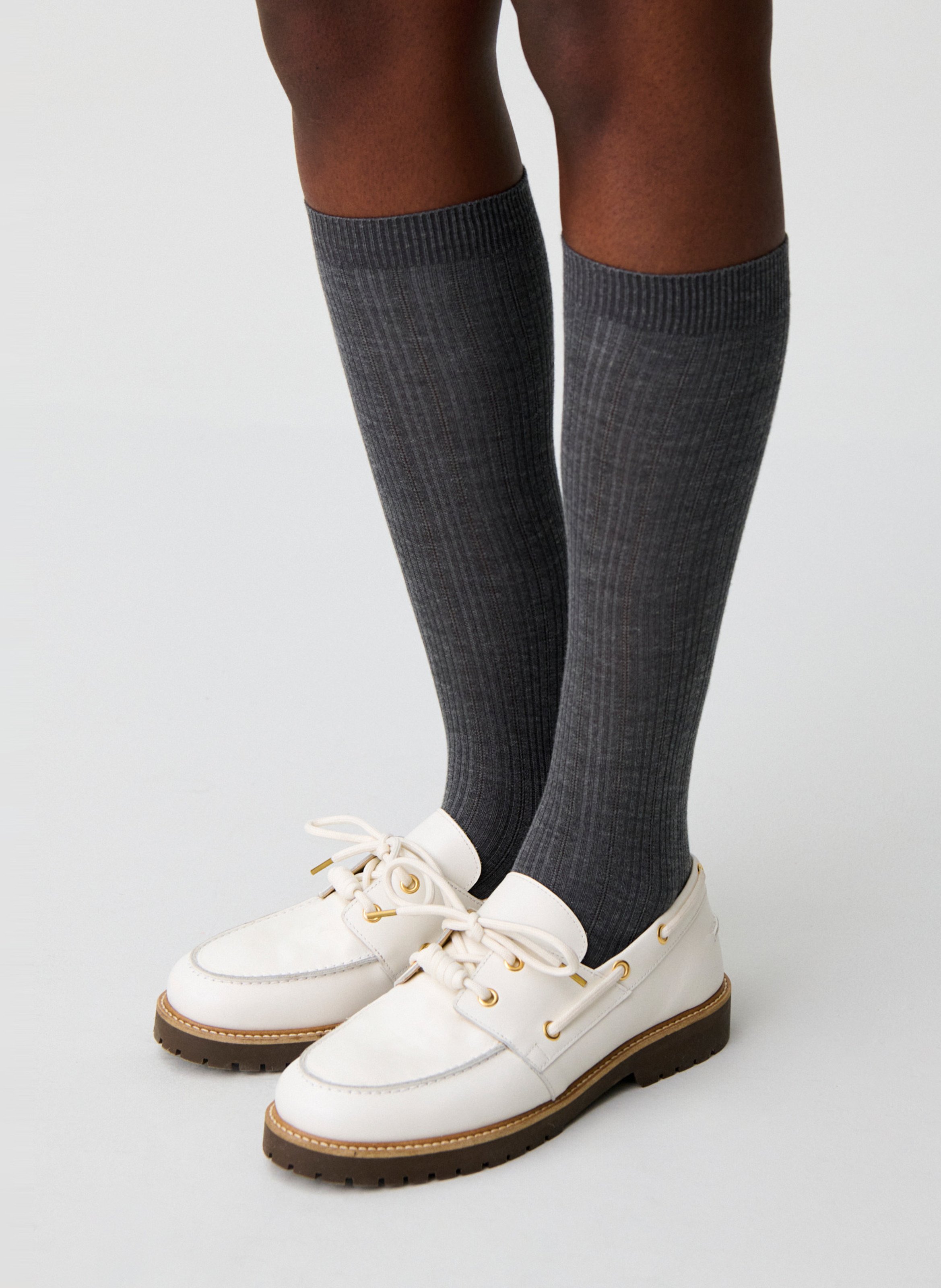 Bootsschuhe aus Leder CLAUDIE PIERLOT Beige