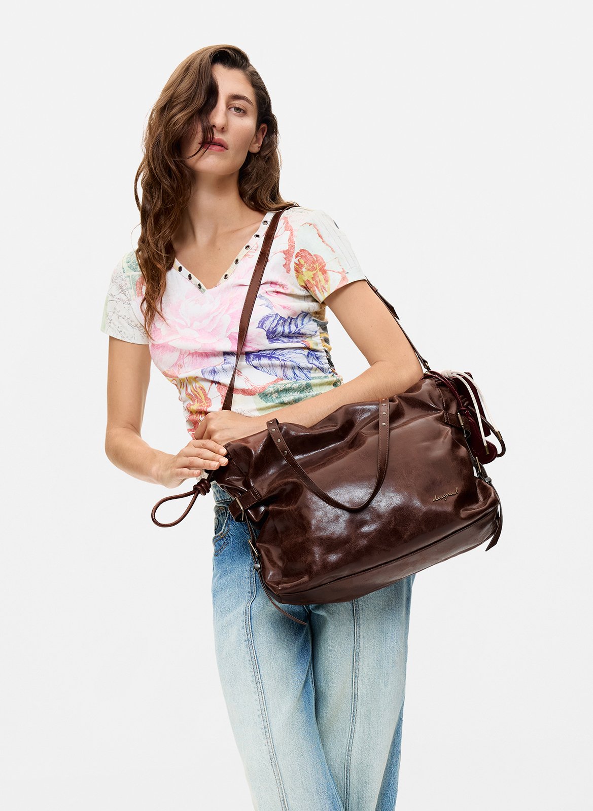 Cabas DESIGUAL Marron