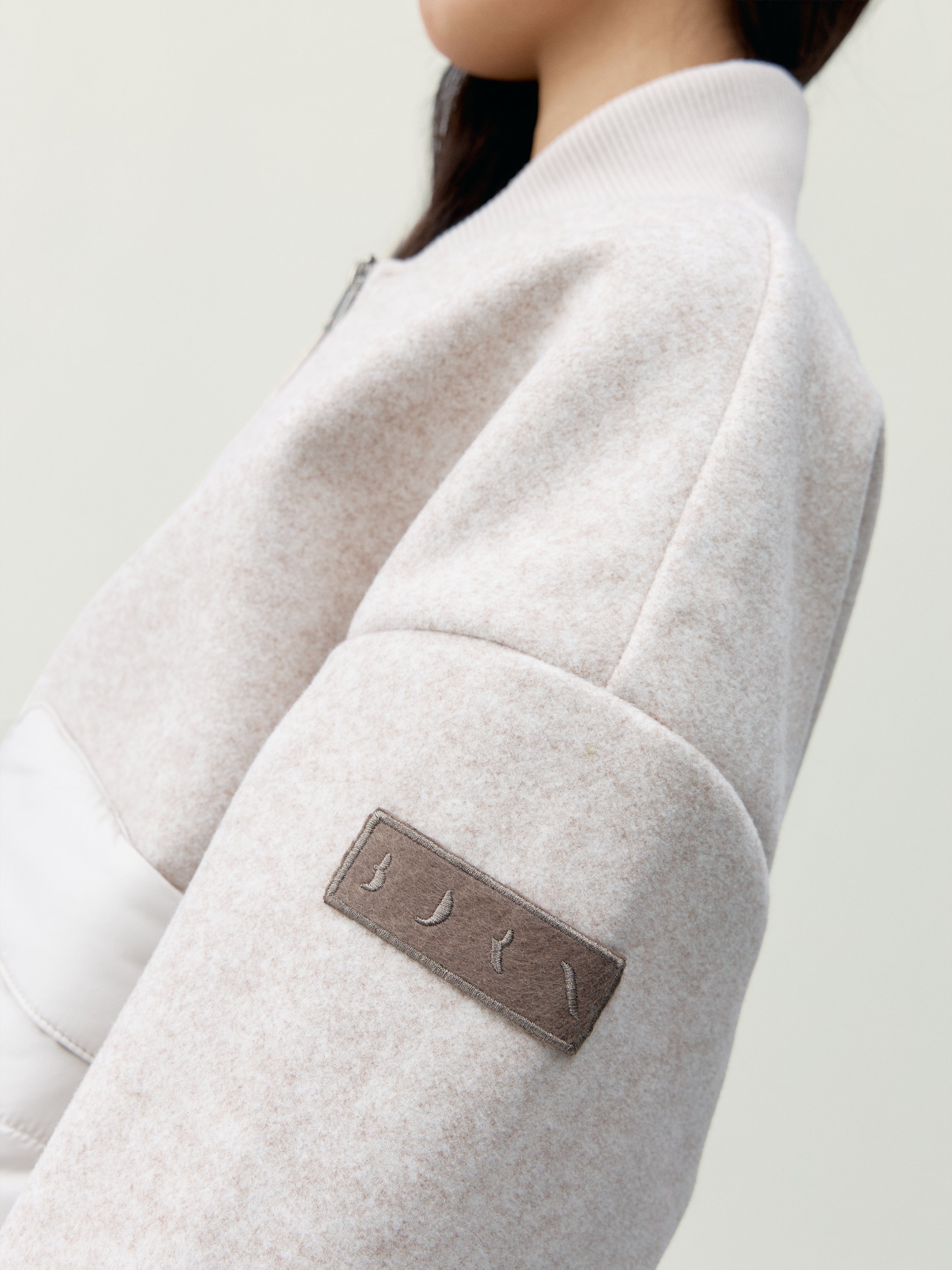 Women's sport jacket ignis - with zipper BORN Beige