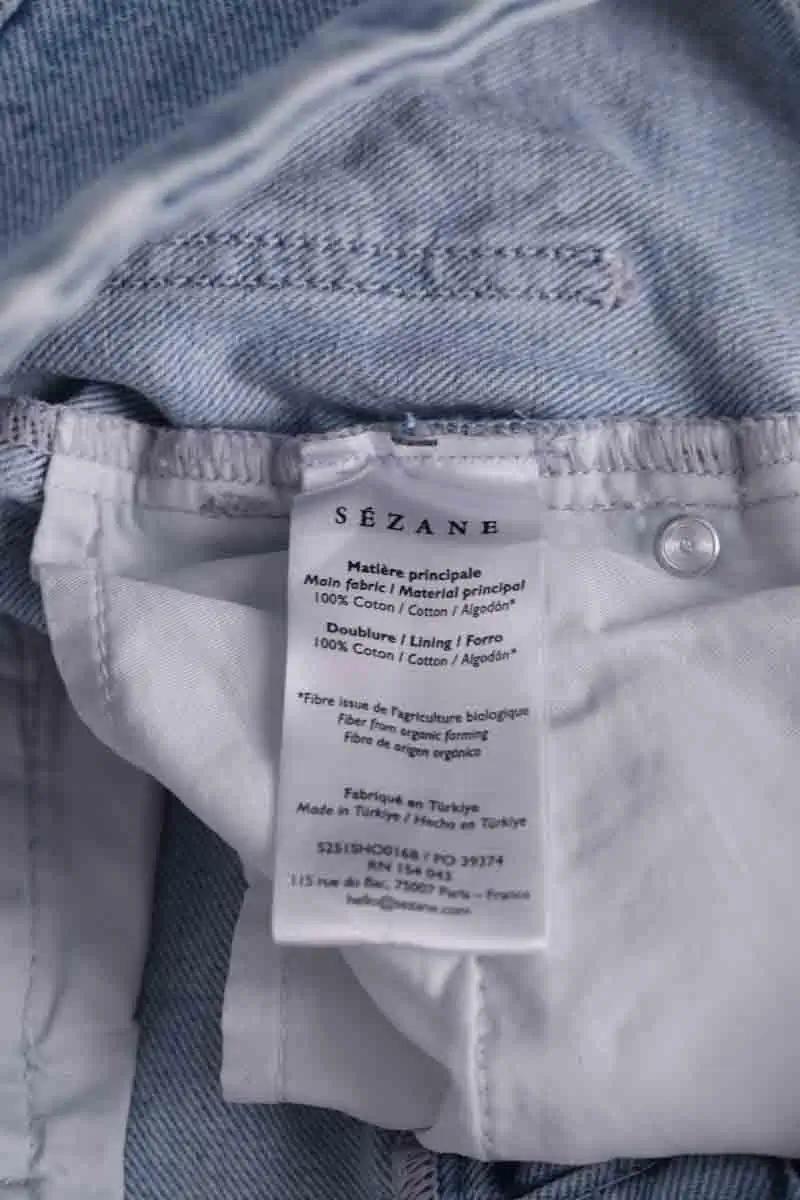 Mini shorts SEZANE - Seconde main Blue