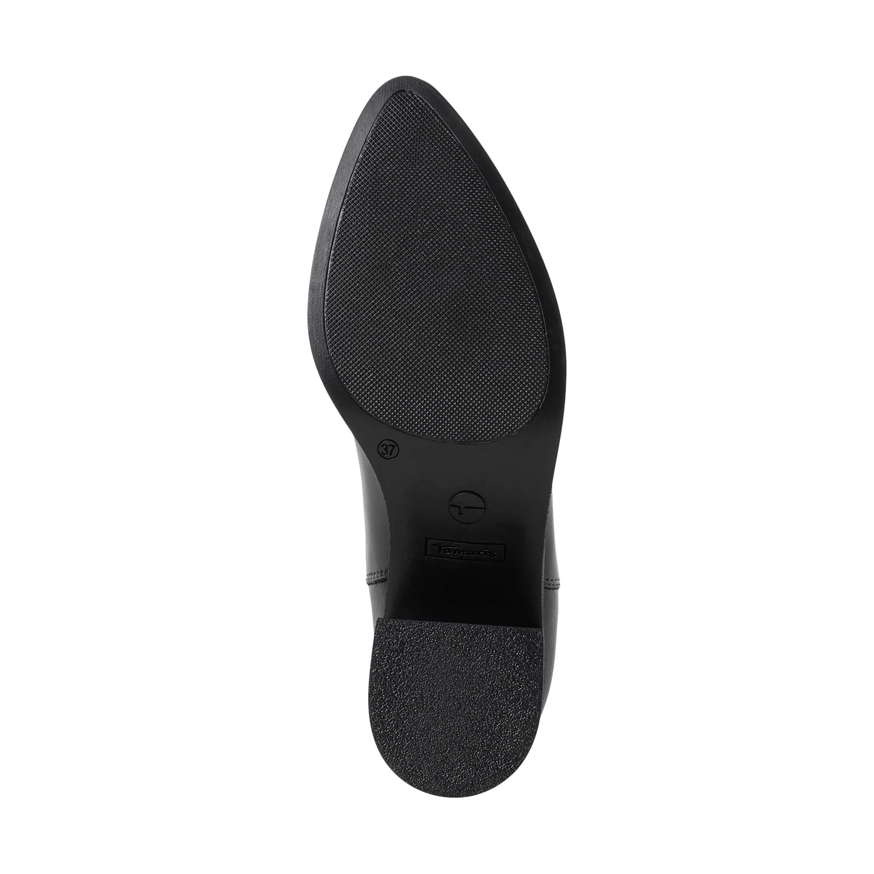 Leather ankle boot TAMARIS Black