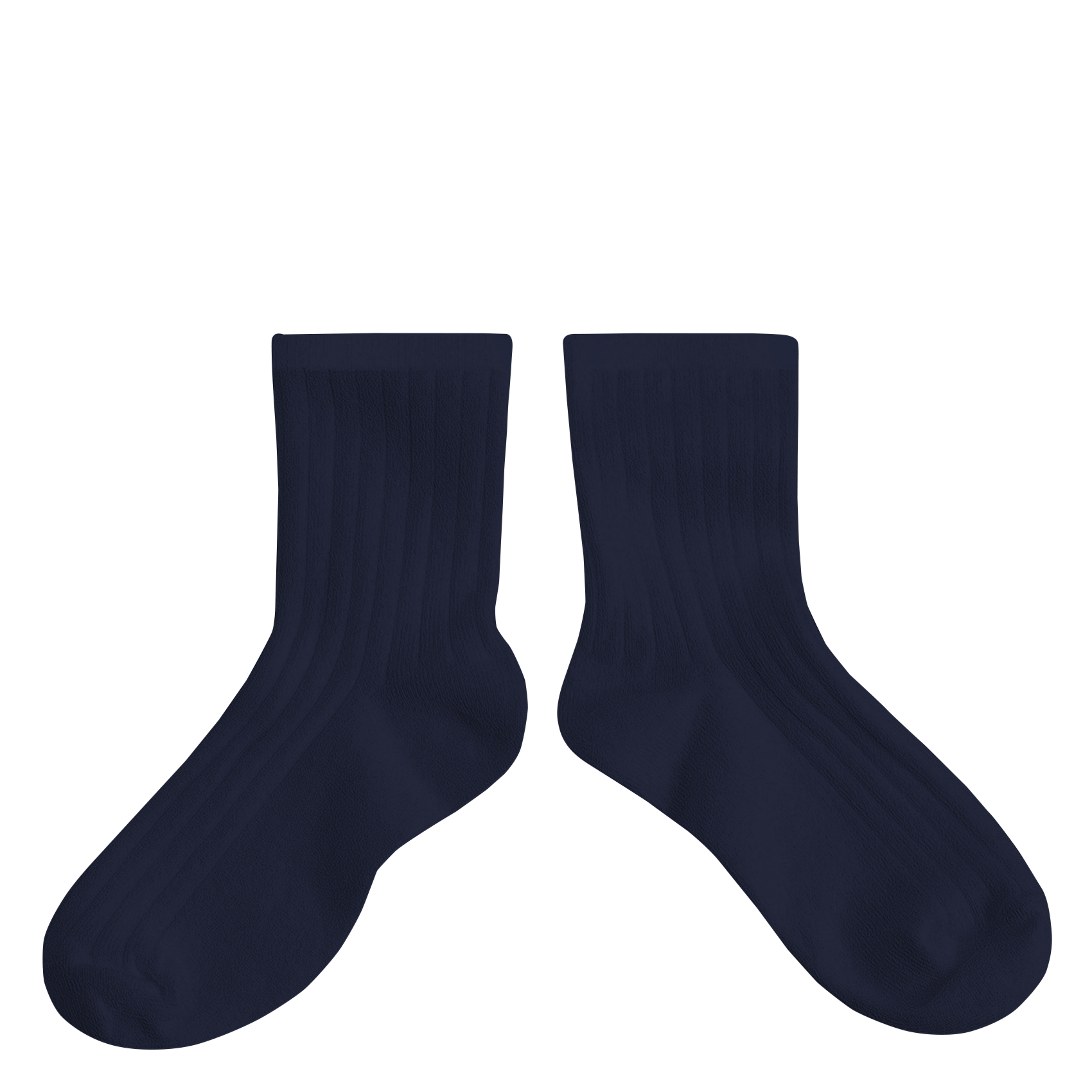 Ribbed cotton-blend socks COLLEGIEN