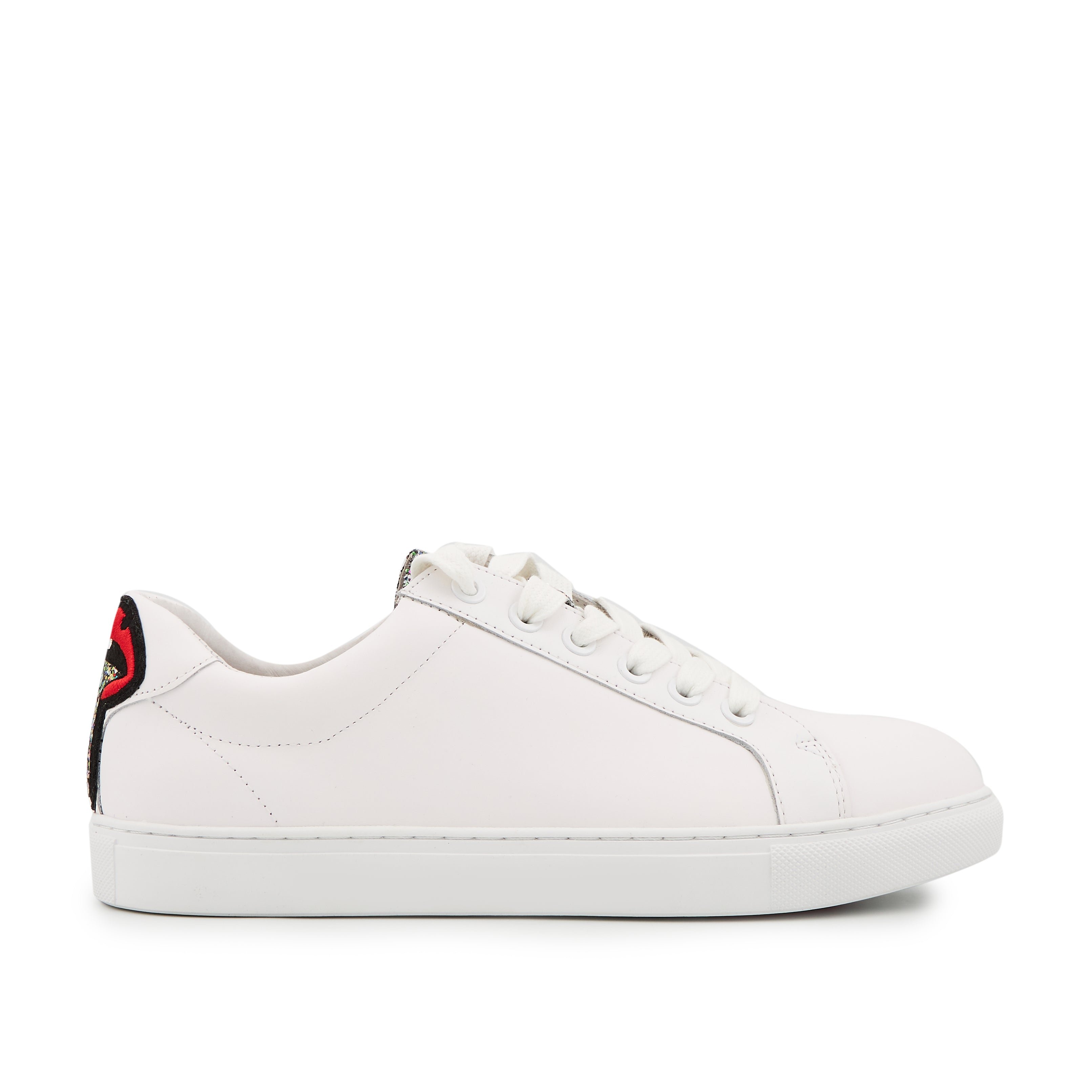 Leather sneakers BONS BAISERS PARIS White