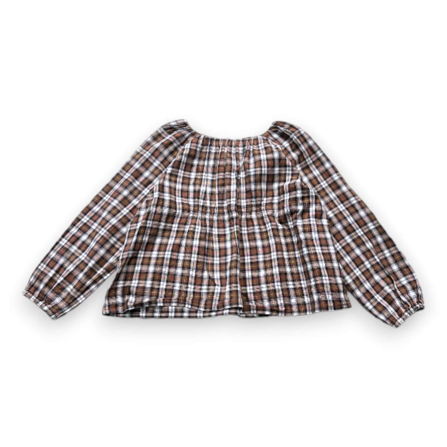 Brown child's blouse - 6 years BONPOINT - Seconde Main Brown
