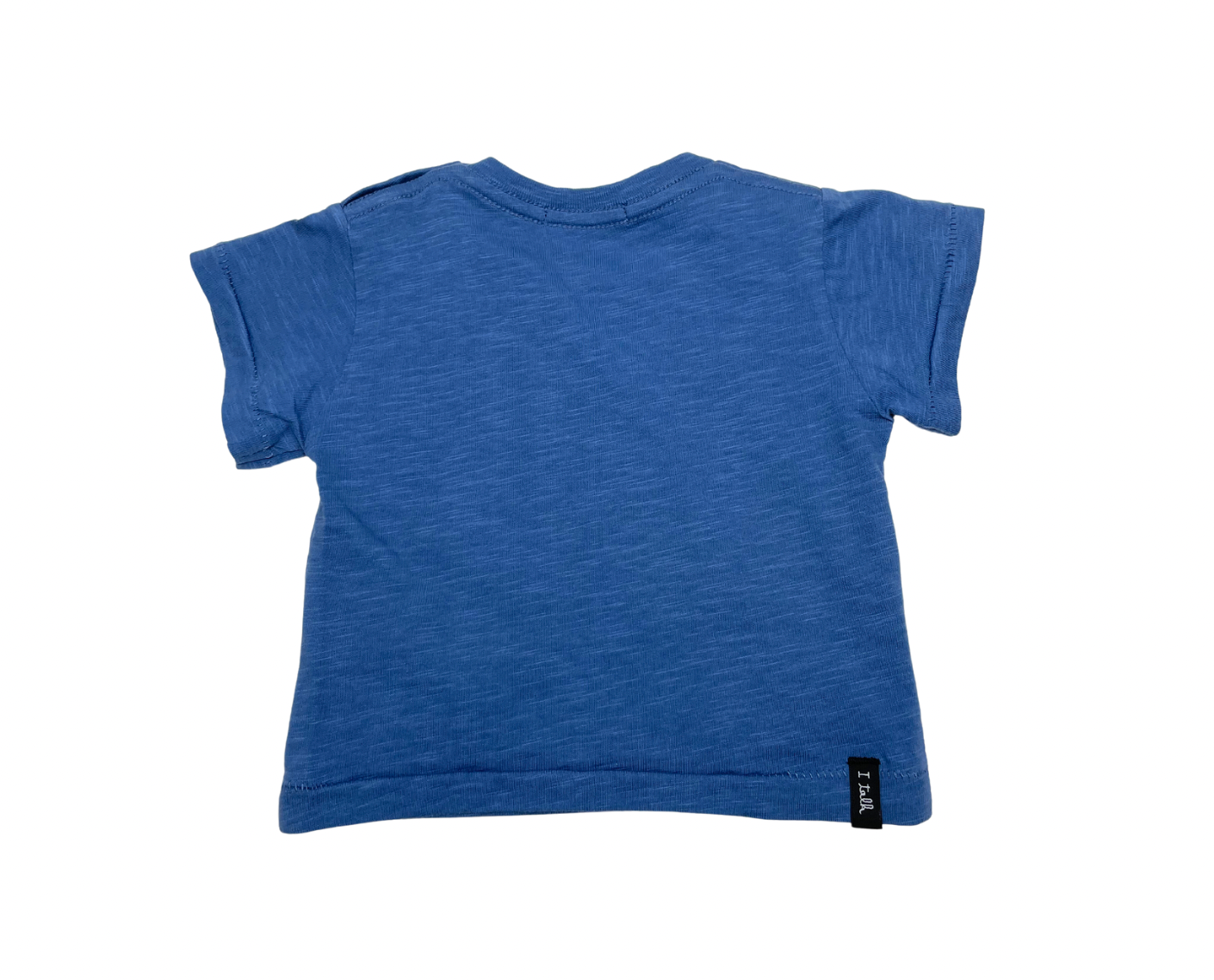 Blue Baby T-shirt - 3 months I TALK TOO MUCH - Seconde main Blue