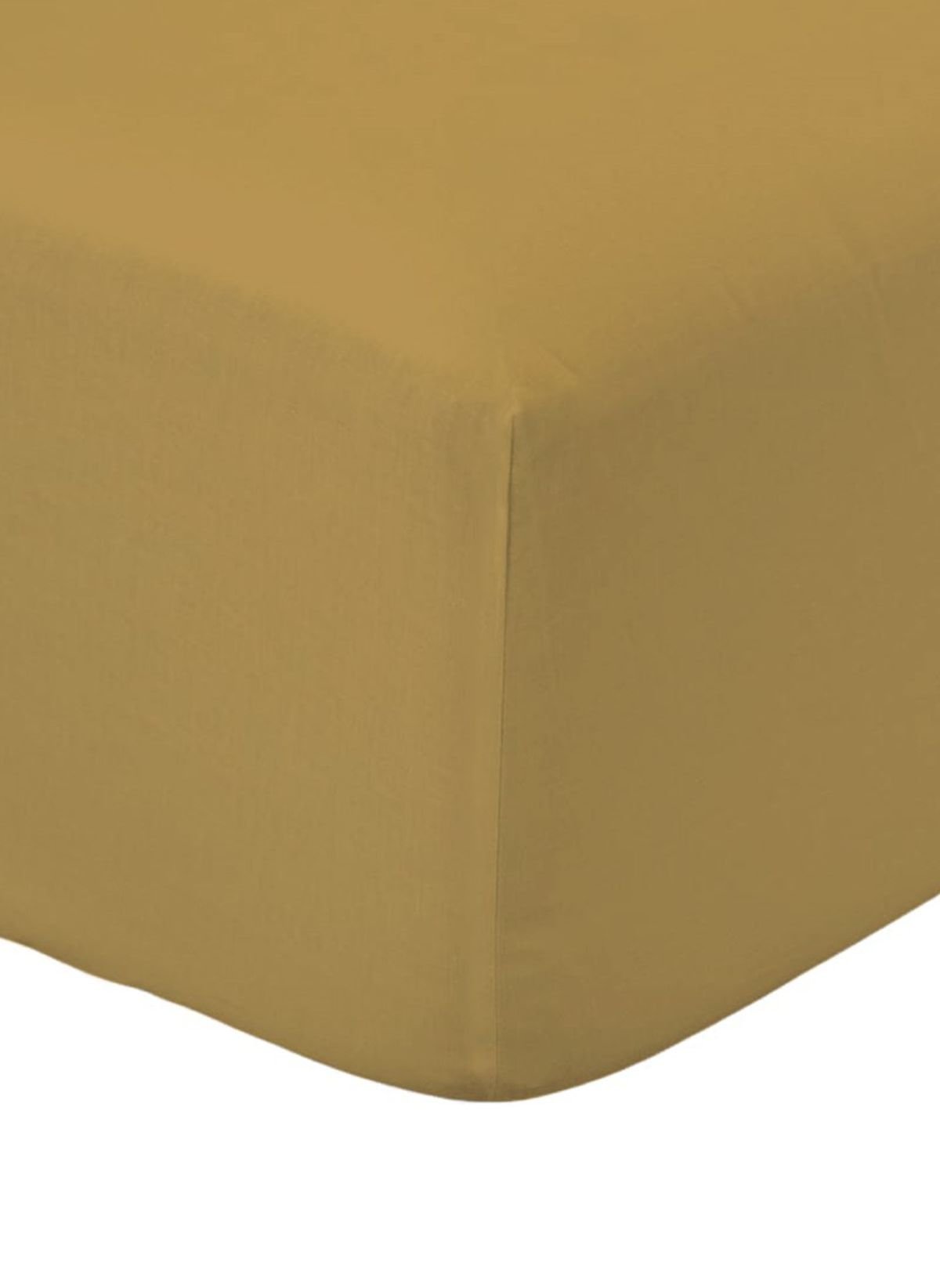 Solid color fitted sheet in cotton TODAY LINGE DE MAISON Brown