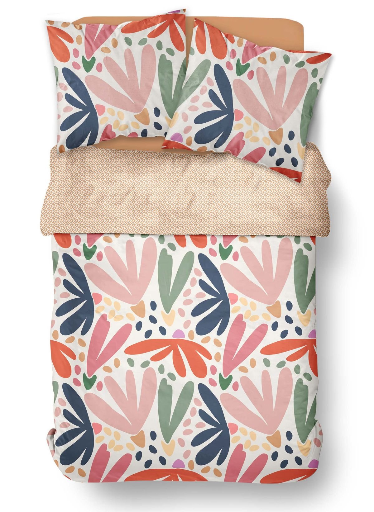 Cotton bedding set TODAY LINGE DE MAISON Orange
