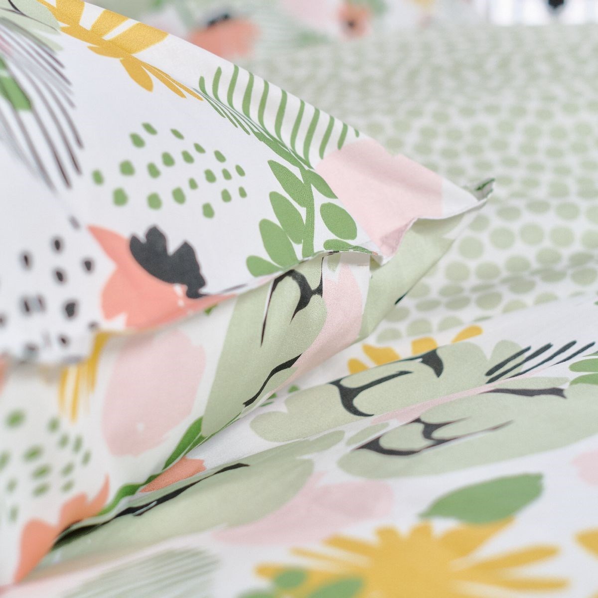 Cotton bedding set TODAY LINGE DE MAISON Green