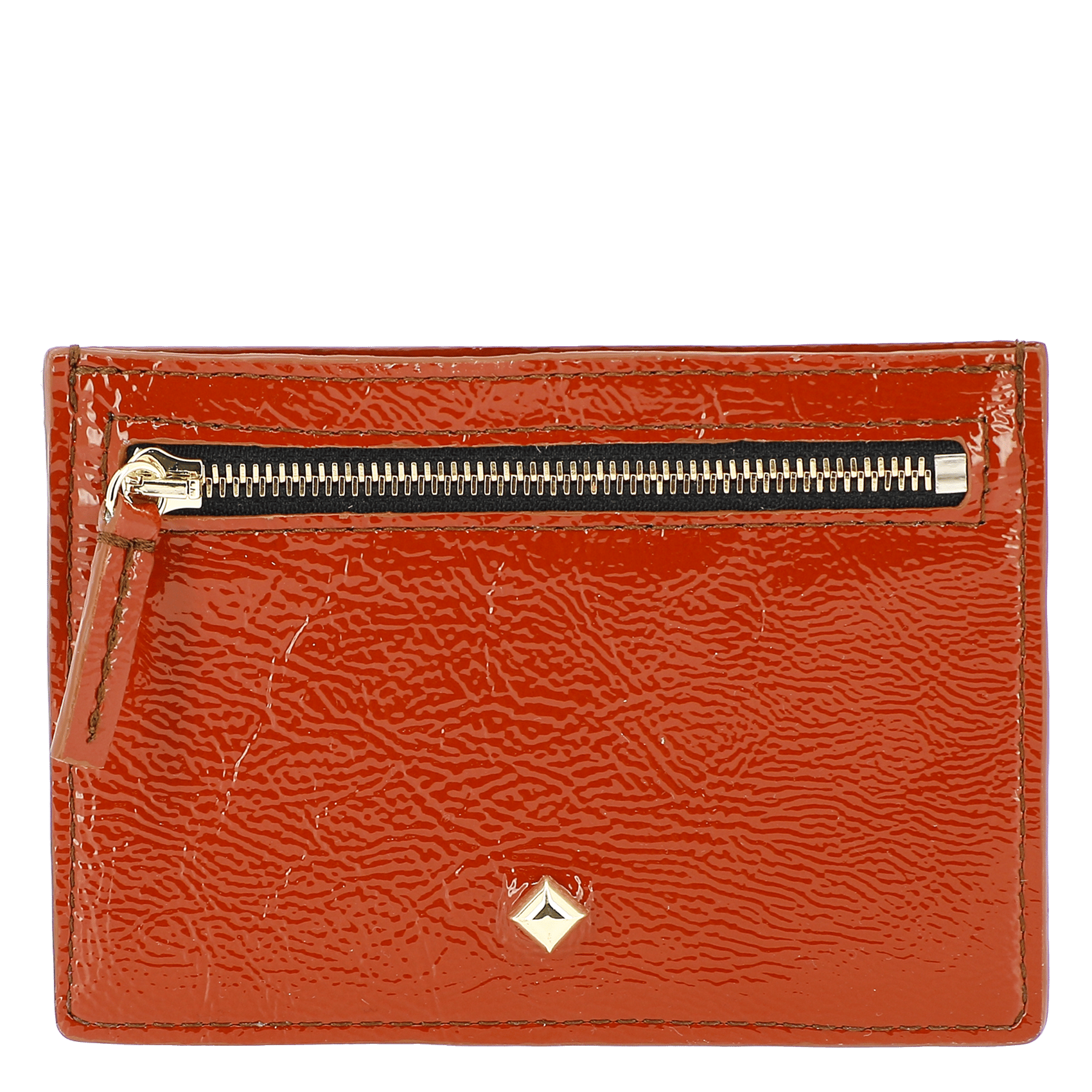 Leren portemonnee HERBERT FRERE SOEUR Oranje