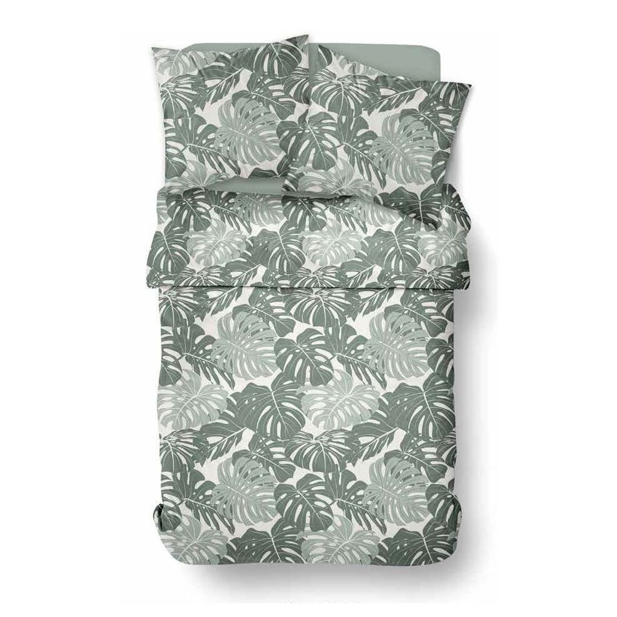 Printed cotton bed set TODAY LINGE DE MAISON Green