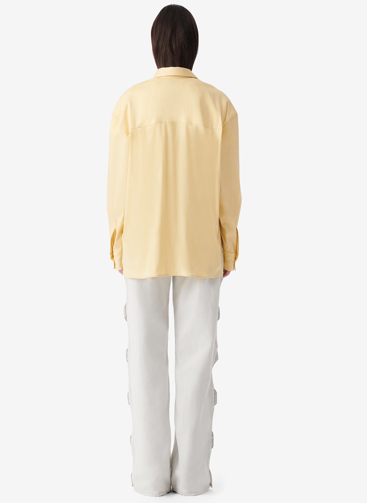 Straight-cut buttoned shirt IRO Yellow