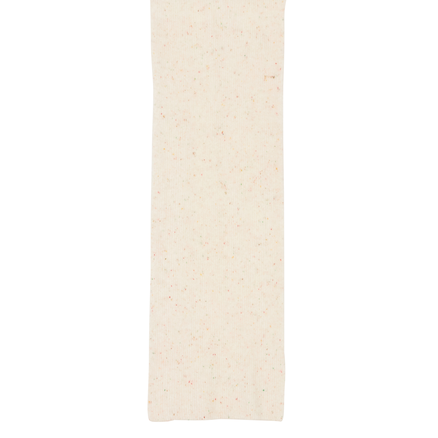 Echarpe en maille tachetée I CODE Blanc