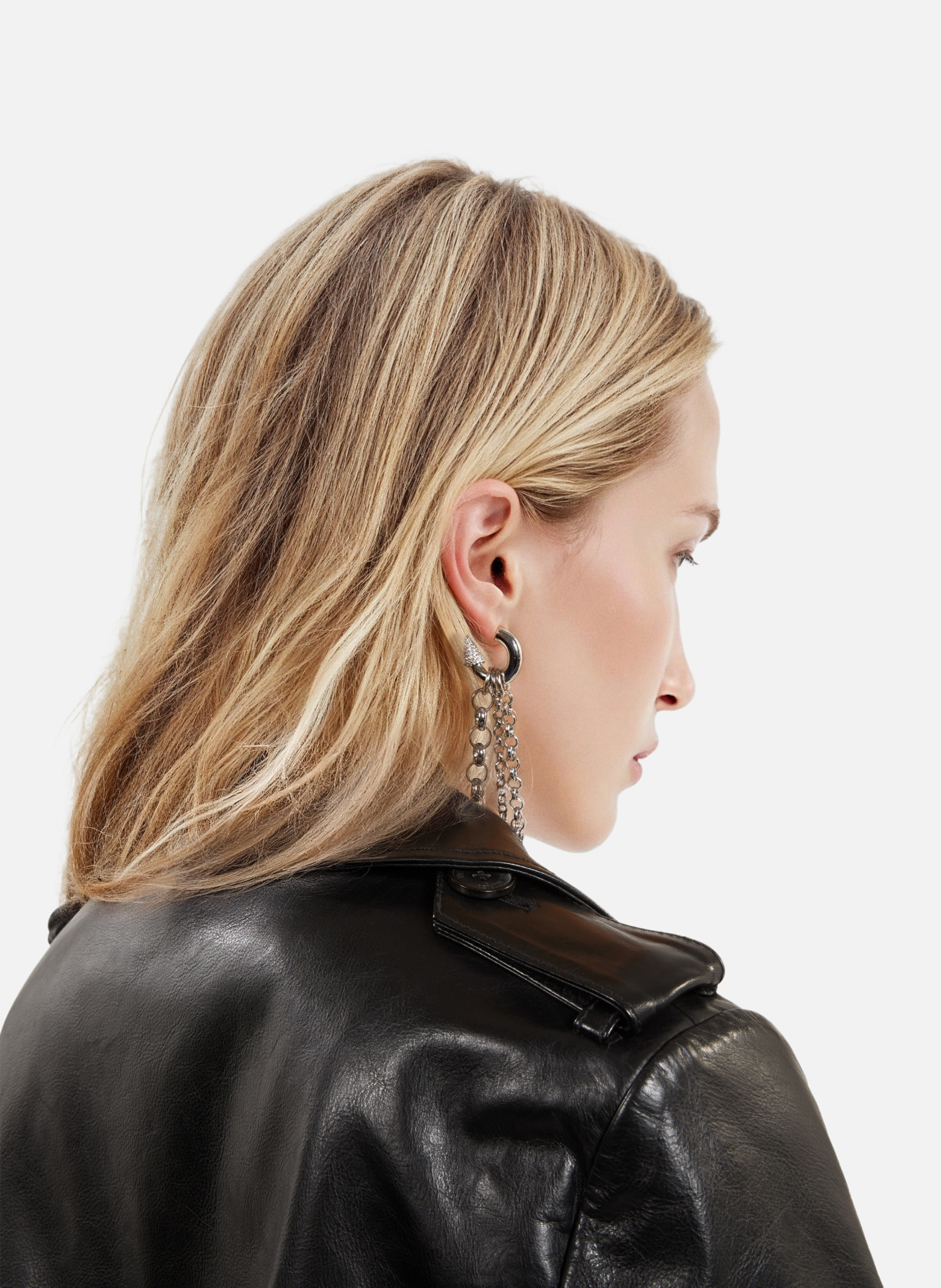 Set of 2 earrings THE KOOPLES Grey