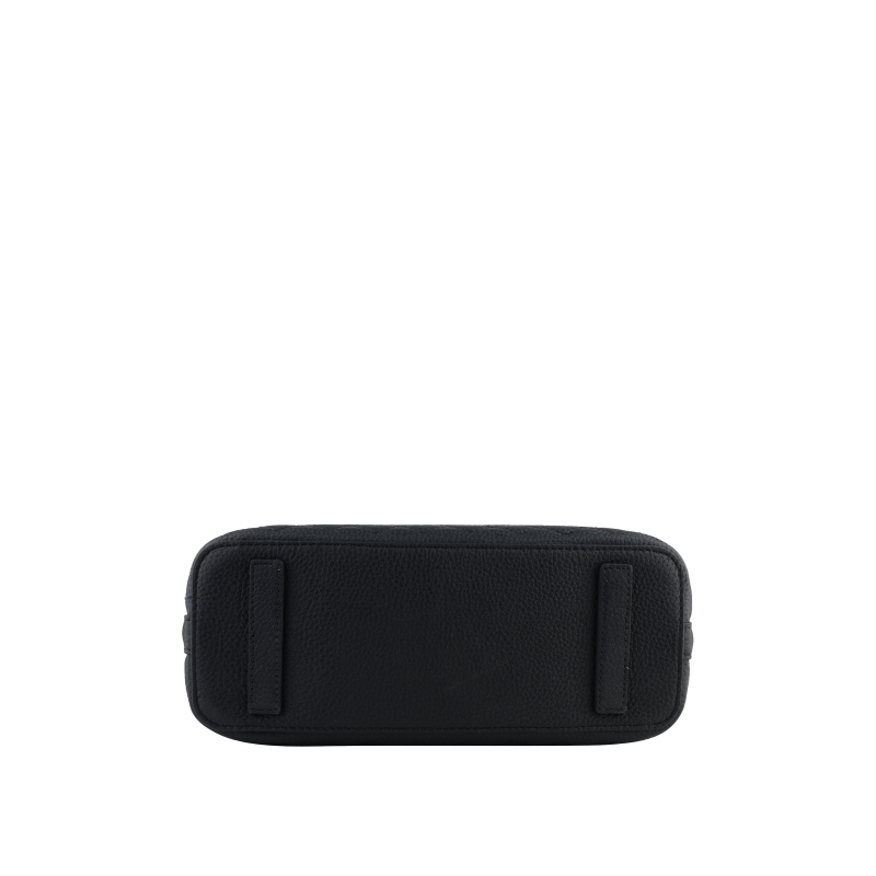 Satchel - cowhide leather POURCHET Blue