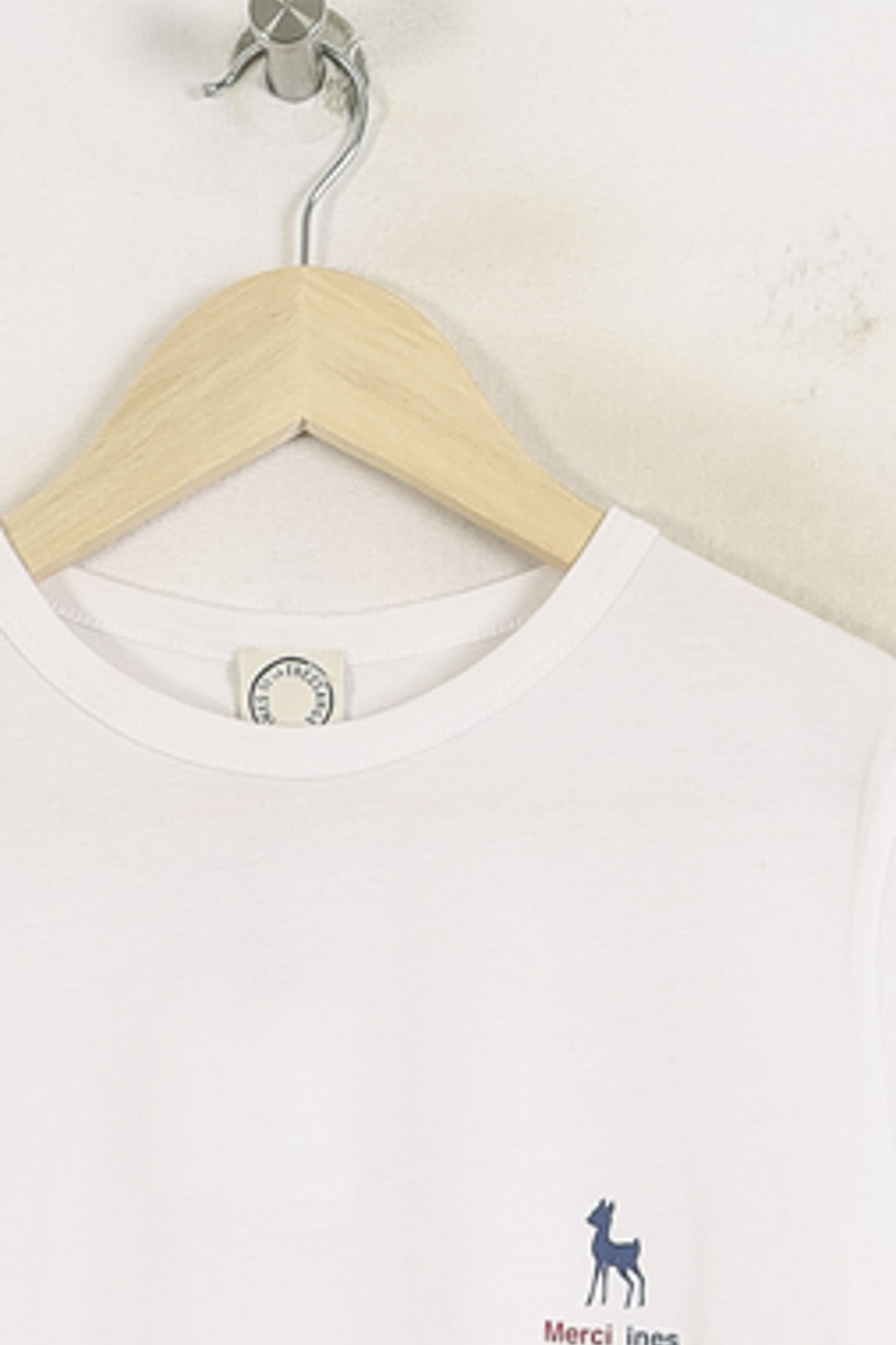 Tommy Badge T-shirt INES DE LA FRESSANGE - Seconde main White